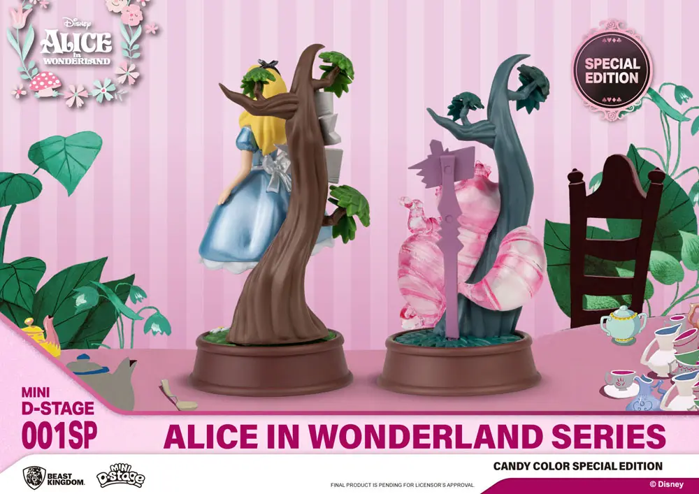 Alice in Wonderland Mini Diorama Stage Kipi 2-pack Candy Color Special Edition 10 cm fotografija izdelka