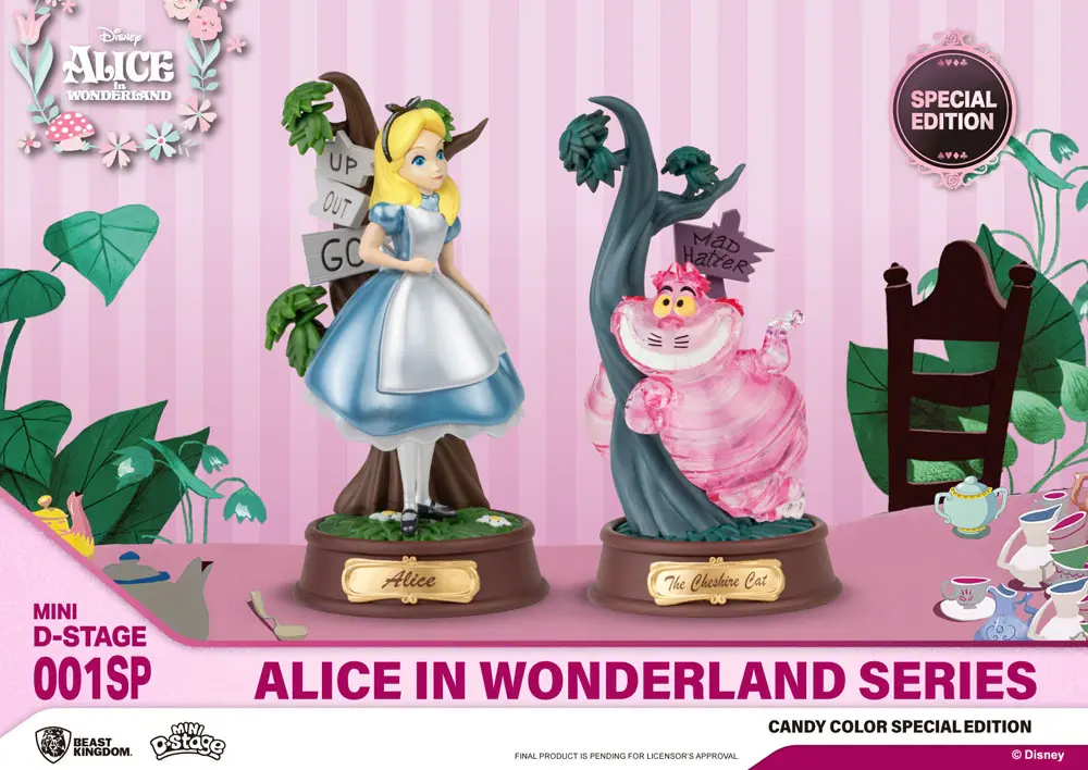 Alice in Wonderland Mini Diorama Stage Kipi 2-pack Candy Color Special Edition 10 cm fotografija izdelka