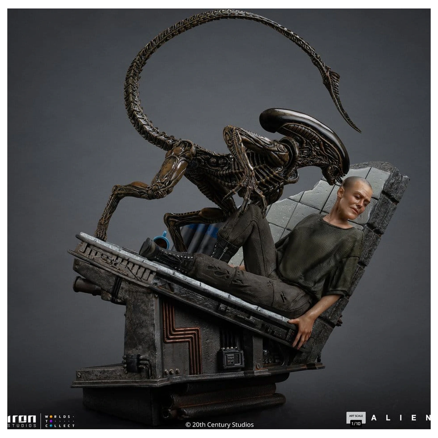 Alien 3 Art Scale Kip 1/10 Ellen Ripley in Dog Alien 23 cm fotografija izdelka
