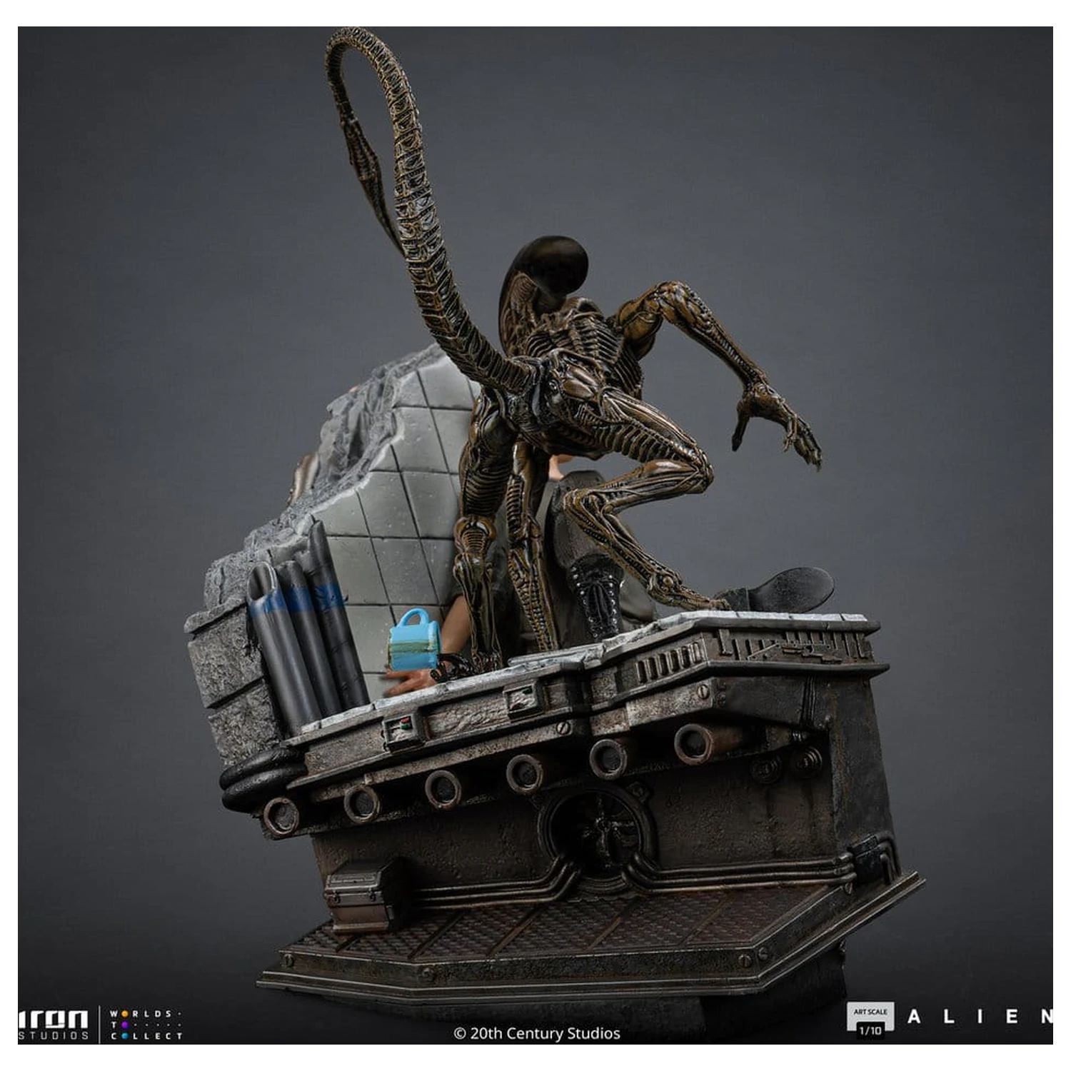 Alien 3 Art Scale Kip 1/10 Ellen Ripley in Dog Alien 23 cm fotografija izdelka