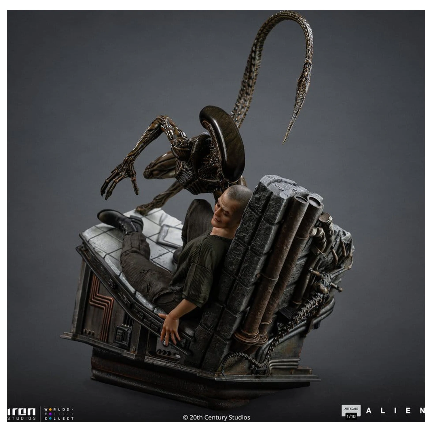 Alien 3 Art Scale Kip 1/10 Ellen Ripley in Dog Alien 23 cm fotografija izdelka