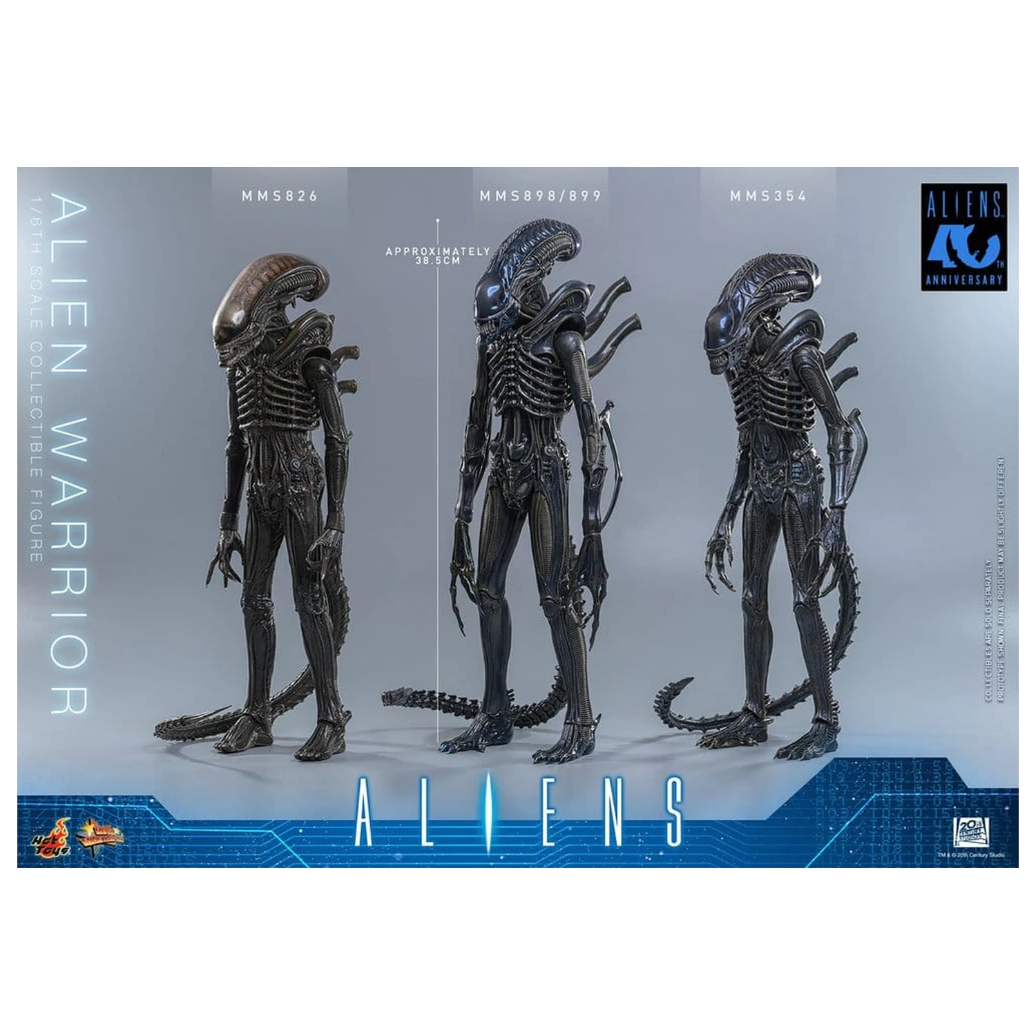 Alien Movie Masterpiece Akcijska figura 1/6 Alien Warrior 39 cm fotografija izdelka