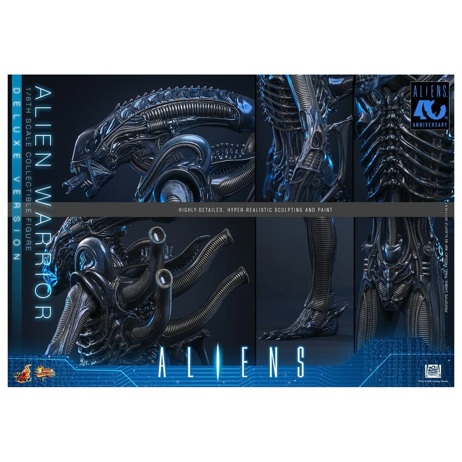 Alien Movie Masterpiece Akcijska figura 1/6 Alien Warrior (Deluxe Version) 39 cm fotografija izdelka