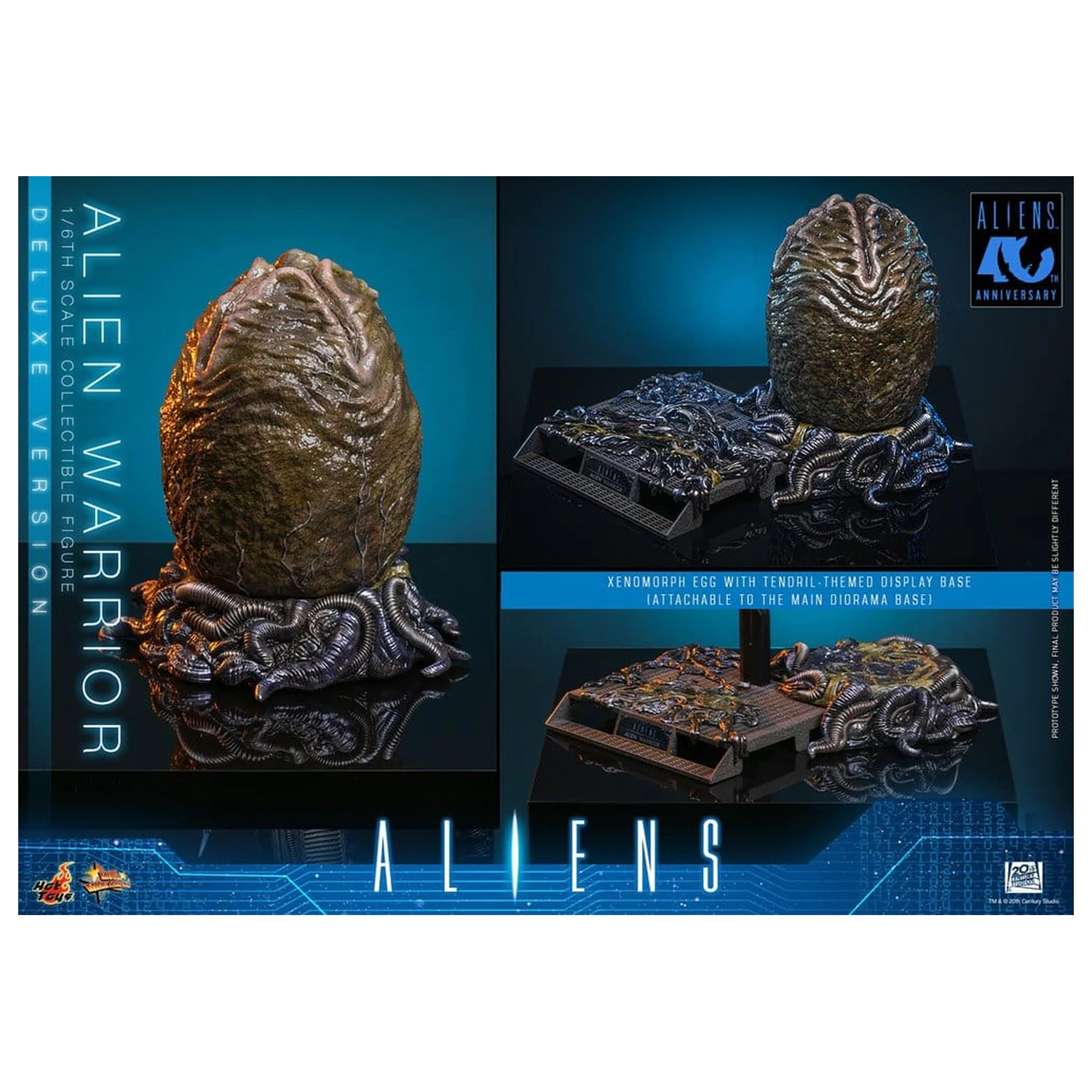 Alien Movie Masterpiece Akcijska figura 1/6 Alien Warrior (Deluxe Version) 39 cm fotografija izdelka