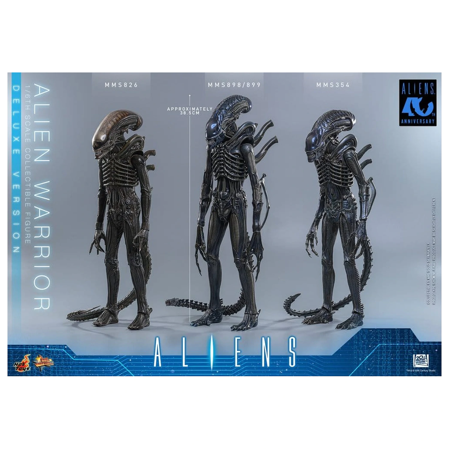 Alien Movie Masterpiece Akcijska figura 1/6 Alien Warrior (Deluxe Version) 39 cm fotografija izdelka