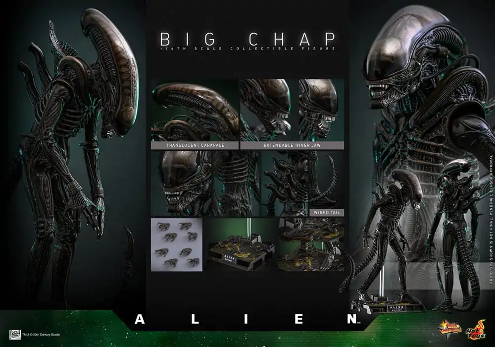 Alien Movie Masterpiece Akcijska figura 1/6 Big Chap 36 centimetrov fotografija izdelka