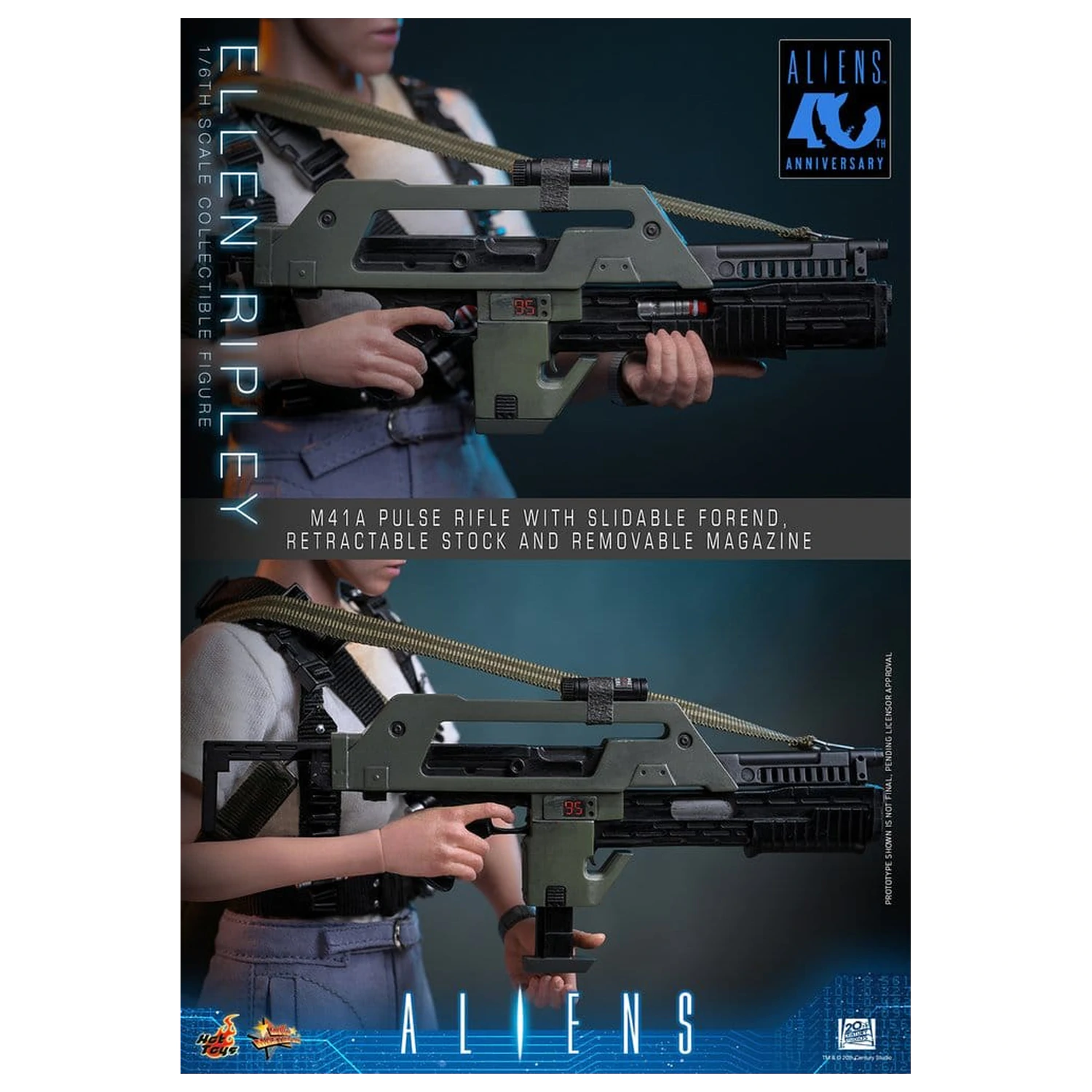 Alien Movie Masterpiece Akcijska figura 1/6 Ellen Ripley 30 cm fotografija izdelka