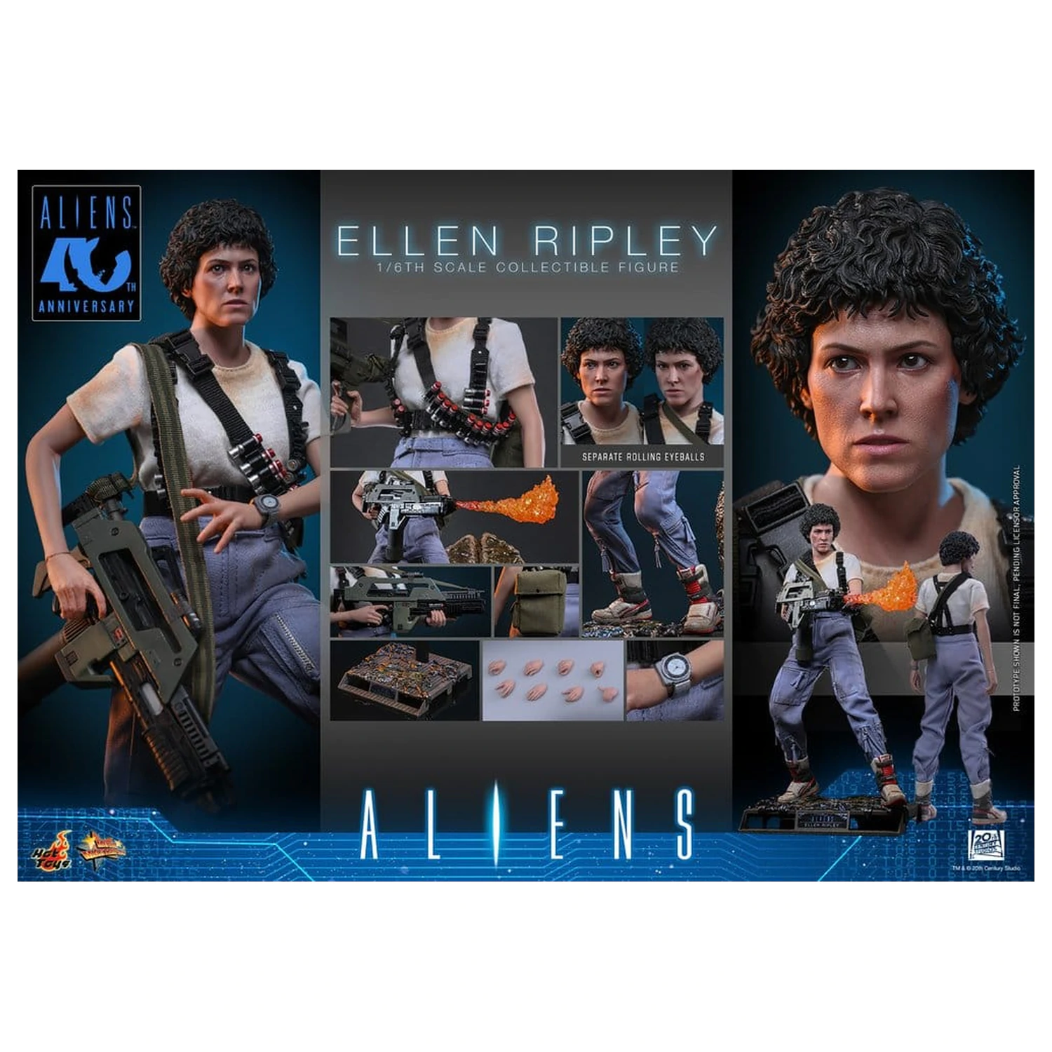 Alien Movie Masterpiece Akcijska figura 1/6 Ellen Ripley 30 cm fotografija izdelka