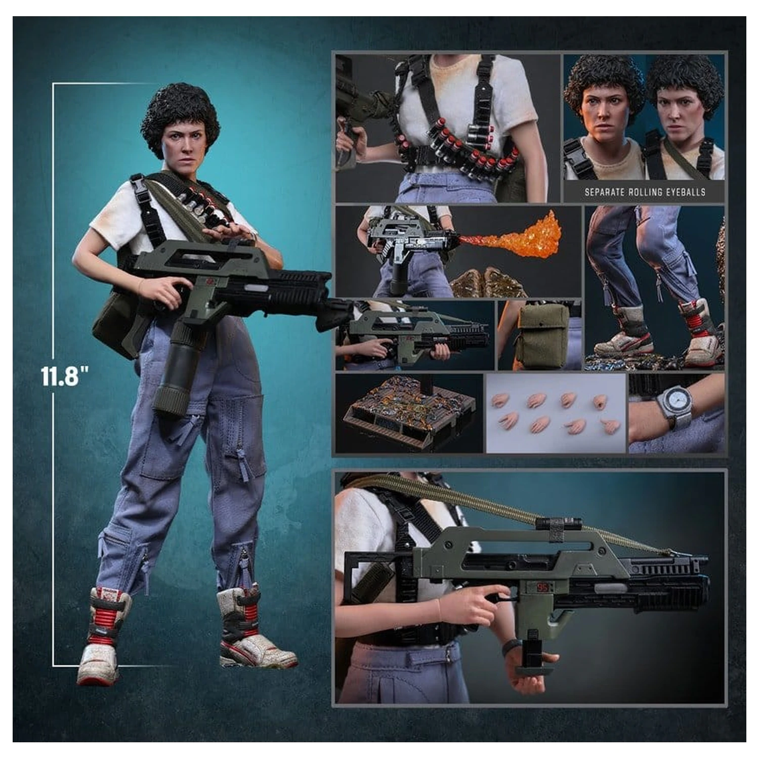 Alien Movie Masterpiece Akcijska figura 1/6 Ellen Ripley 30 cm fotografija izdelka