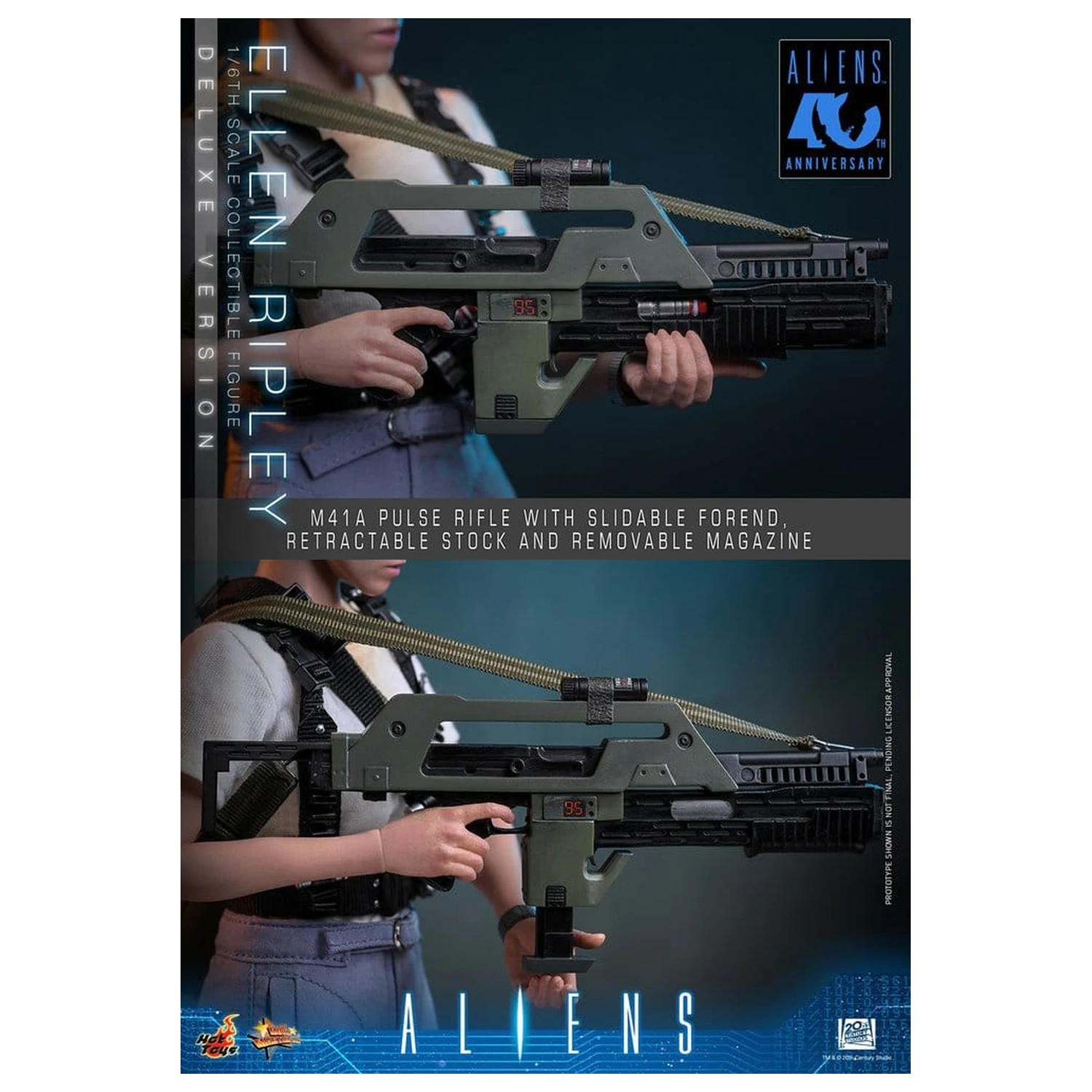 Alien Movie Masterpiece Akcijska figura 1/6 Ellen Ripley (Deluxe Version) 30 cm fotografija izdelka