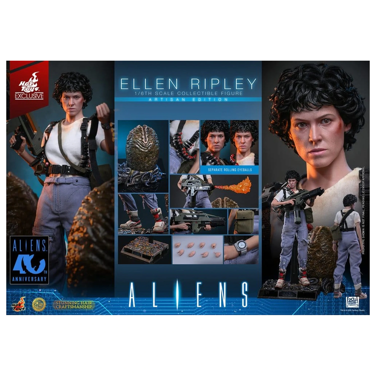 Alien Movie Masterpiece Akcijska figura 1/6 Ellen Ripley (Artisan Edition) 30 cm fotografija izdelka