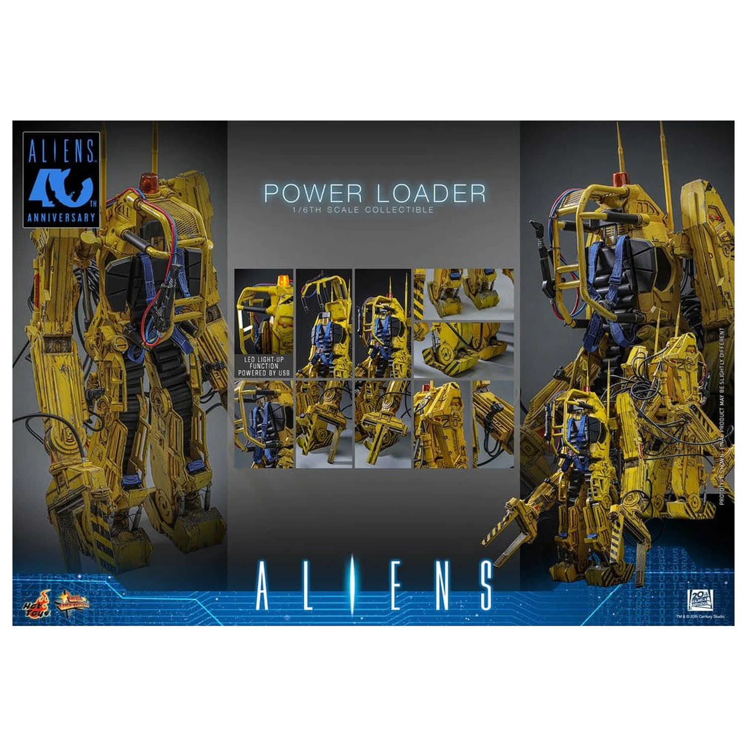 Alien Movie Masterpiece Akcijska figura 1/6 Power Loader 52 cm fotografija izdelka