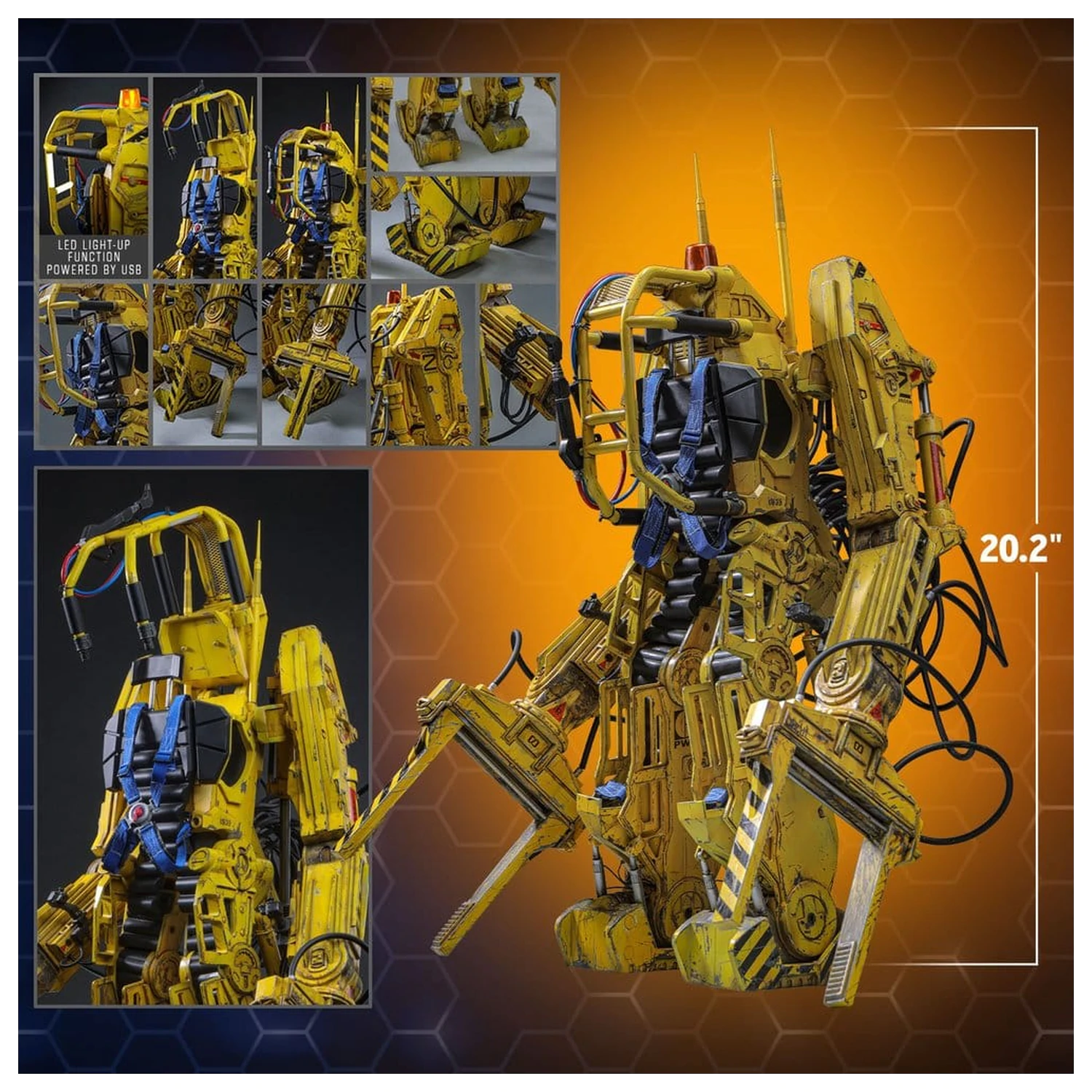 Alien Movie Masterpiece Akcijska figura 1/6 Power Loader 52 cm fotografija izdelka