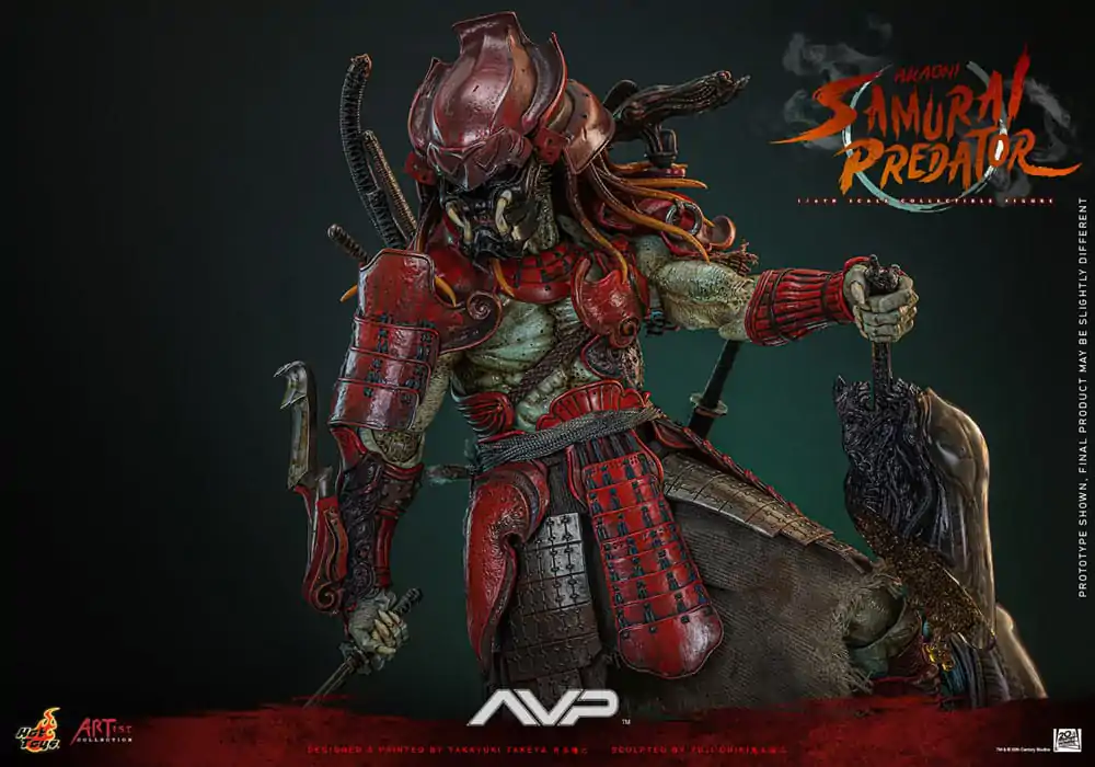 Alien vs. Predator Artist Collection akcijska figura 1/6 Akaoni Samurai Predator 35 cm fotografija izdelka