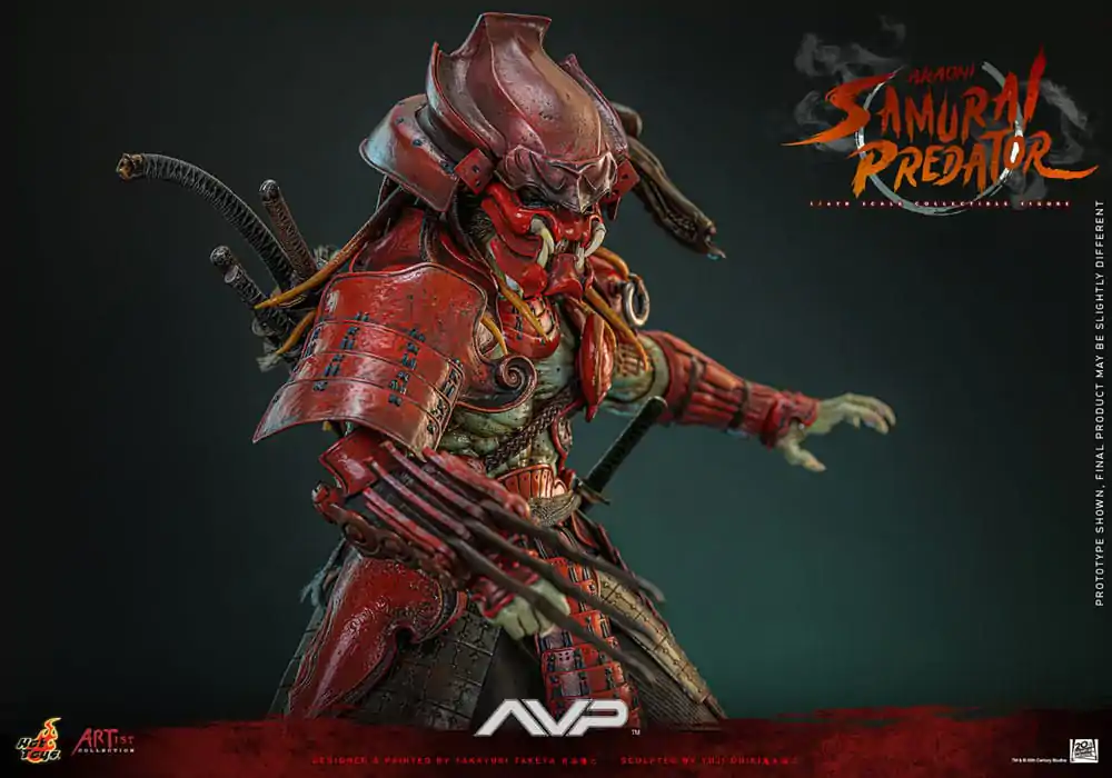 Alien vs. Predator Artist Collection akcijska figura 1/6 Akaoni Samurai Predator 35 cm fotografija izdelka