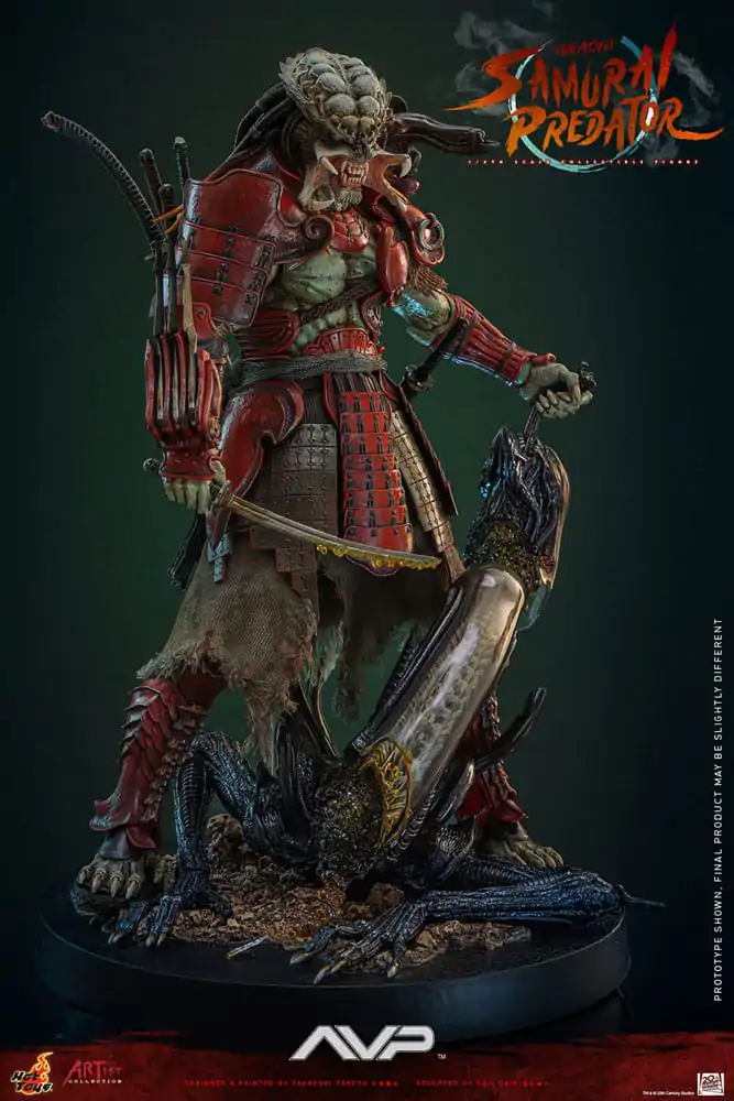 Alien vs. Predator Artist Collection akcijska figura 1/6 Akaoni Samurai Predator 35 cm fotografija izdelka