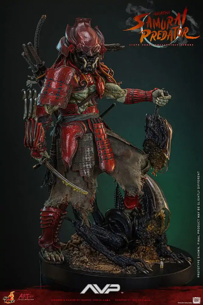 Alien vs. Predator Artist Collection akcijska figura 1/6 Akaoni Samurai Predator 35 cm fotografija izdelka