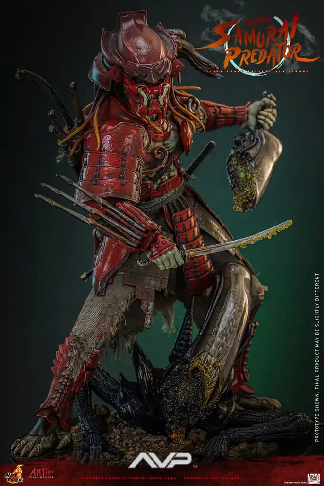 Alien vs. Predator Artist Collection akcijska figura 1/6 Akaoni Samurai Predator 35 cm fotografija izdelka