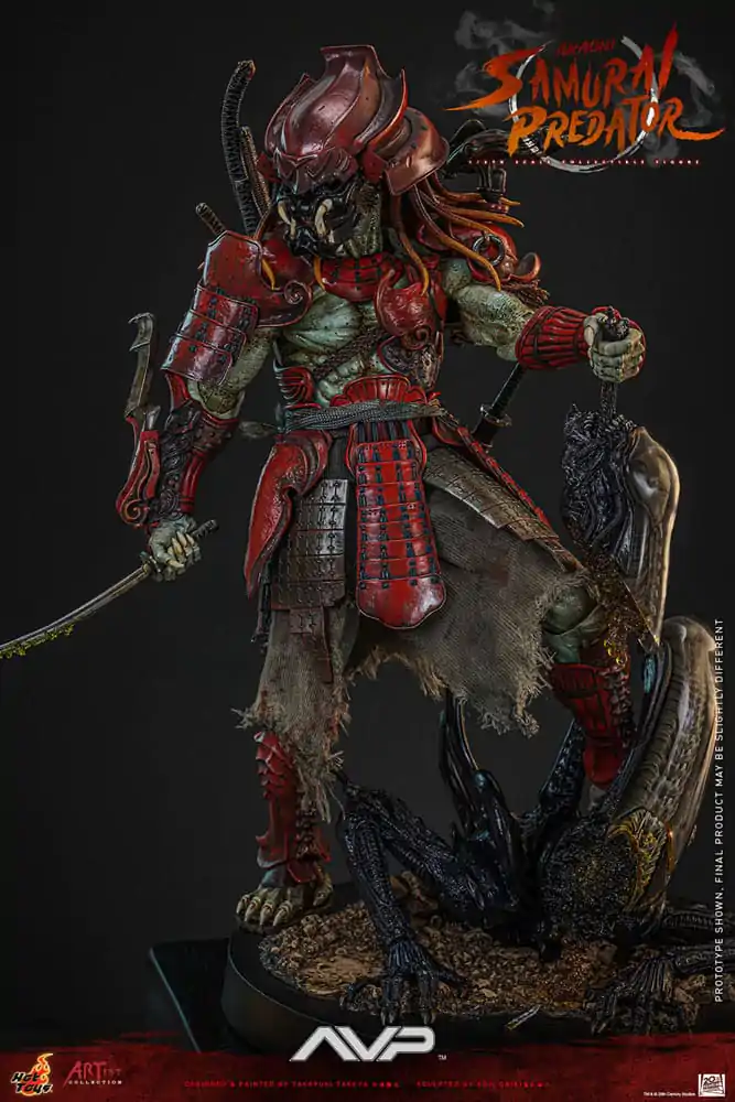 Alien vs. Predator Artist Collection akcijska figura 1/6 Akaoni Samurai Predator 35 cm fotografija izdelka