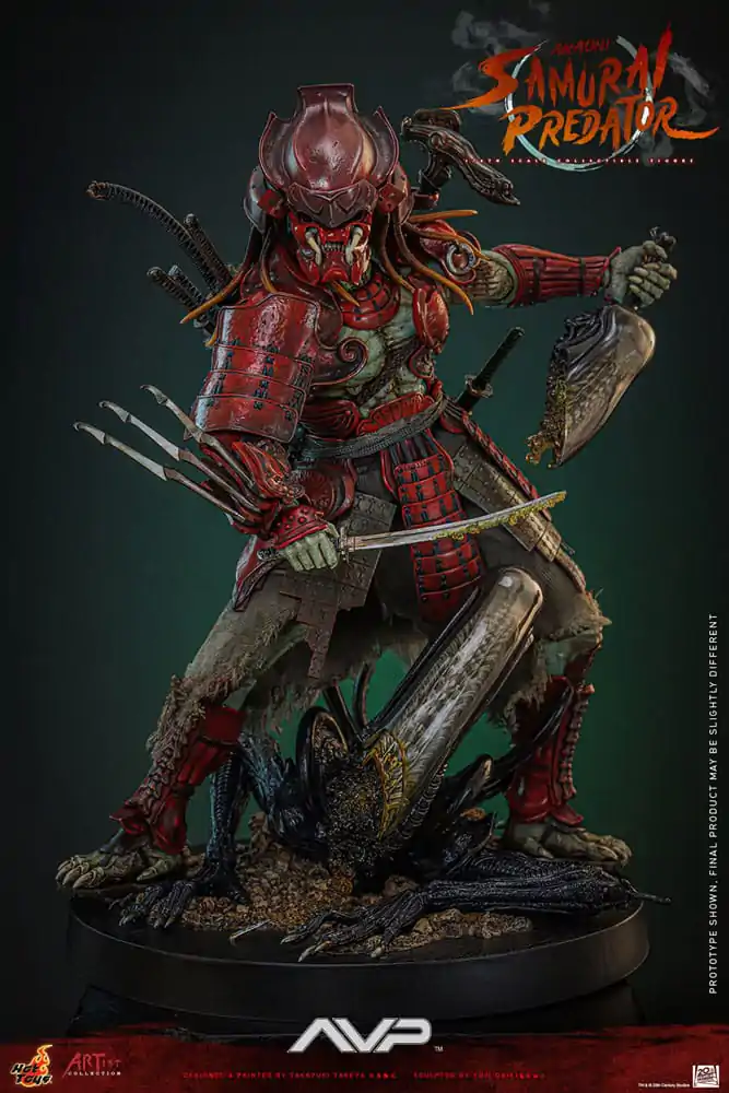 Alien vs. Predator Artist Collection akcijska figura 1/6 Akaoni Samurai Predator 35 cm fotografija izdelka