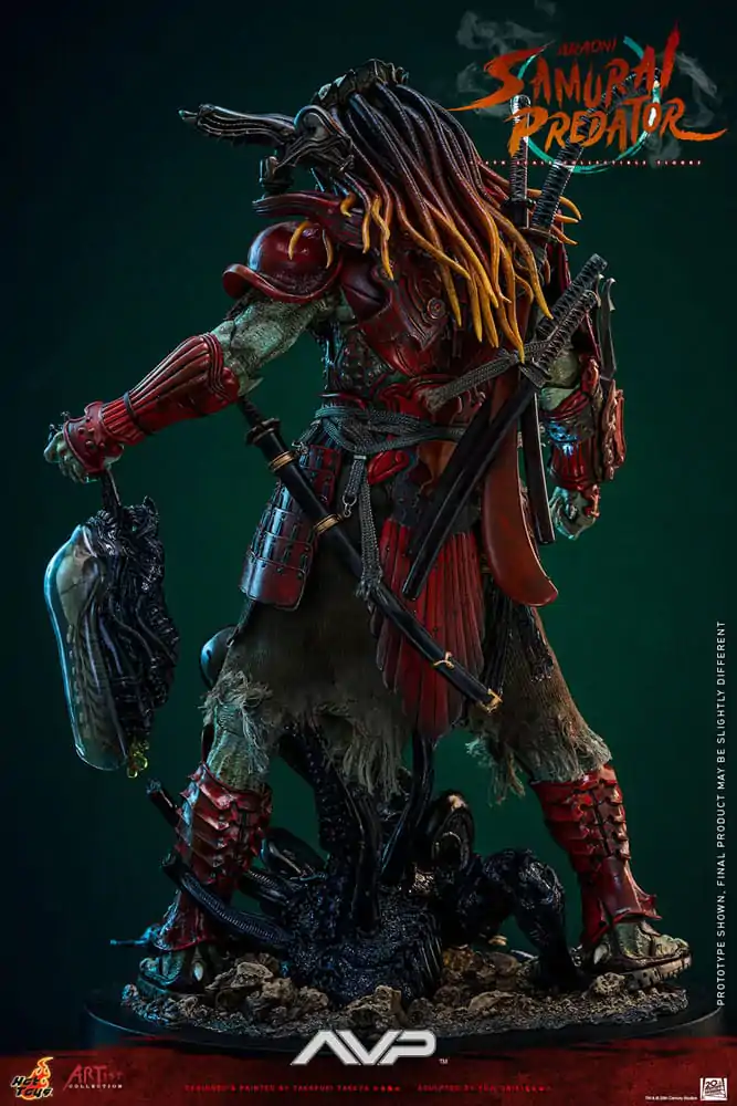 Alien vs. Predator Artist Collection akcijska figura 1/6 Akaoni Samurai Predator 35 cm fotografija izdelka