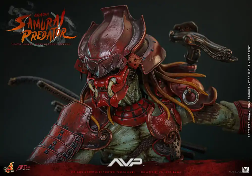 Alien vs. Predator Artist Collection akcijska figura 1/6 Akaoni Samurai Predator 35 cm fotografija izdelka