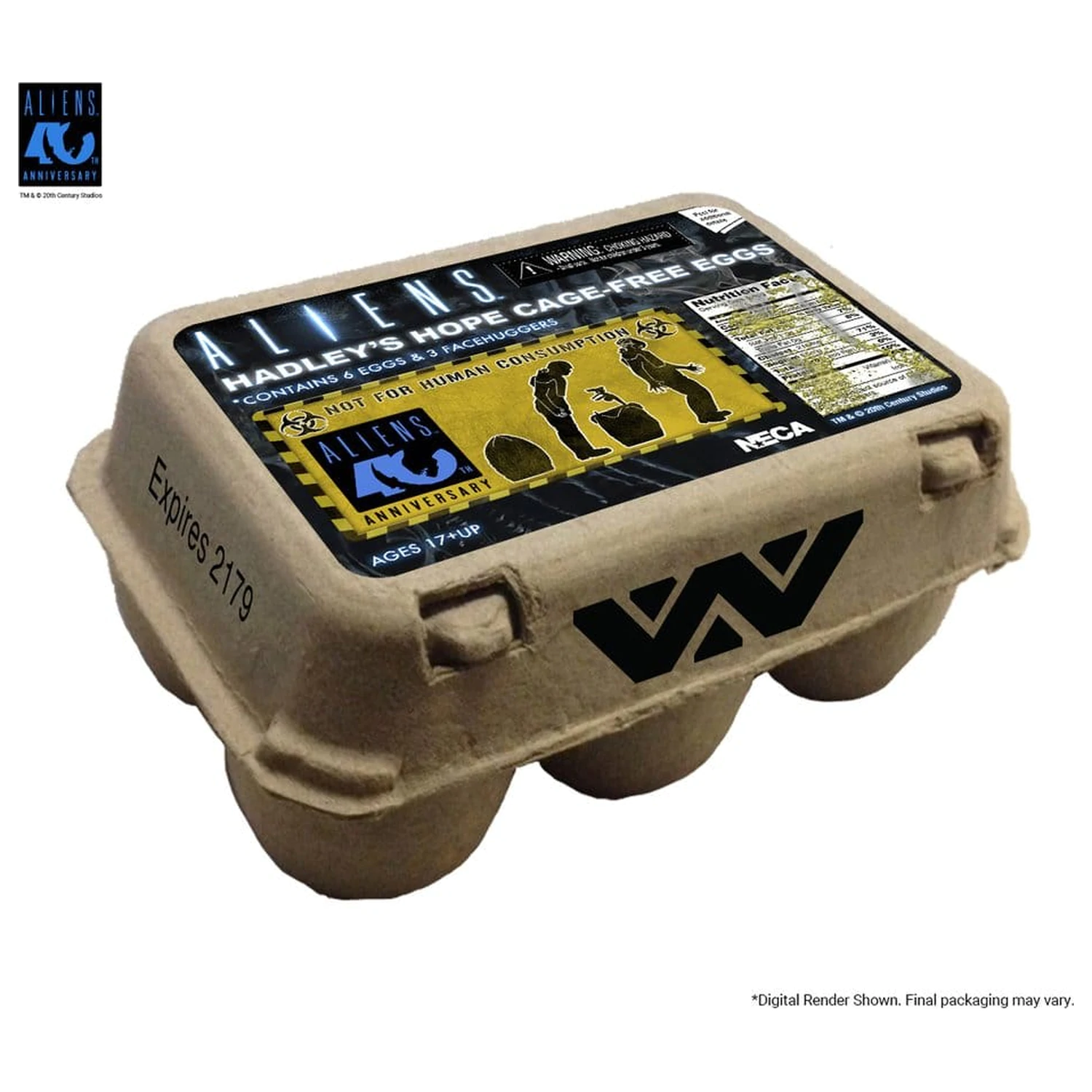 Aliens 6-Pack Accessory Pack škatla Alien jajc (40th Anniversary) fotografija izdelka