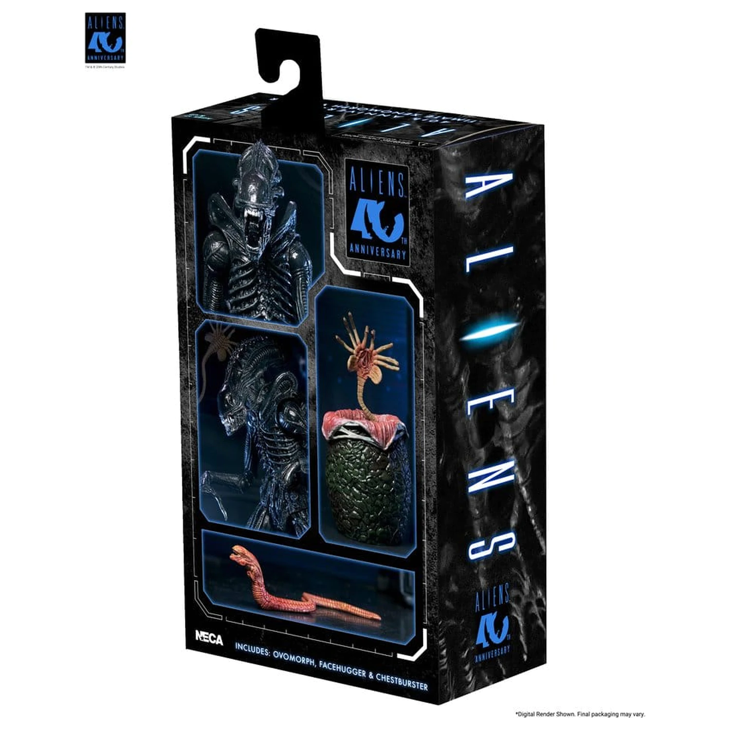 Aliens Ultimate Action Figure Warrior (1986) Xenomorph Black (40th Anniversary) 23 centimetrov fotografija izdelka