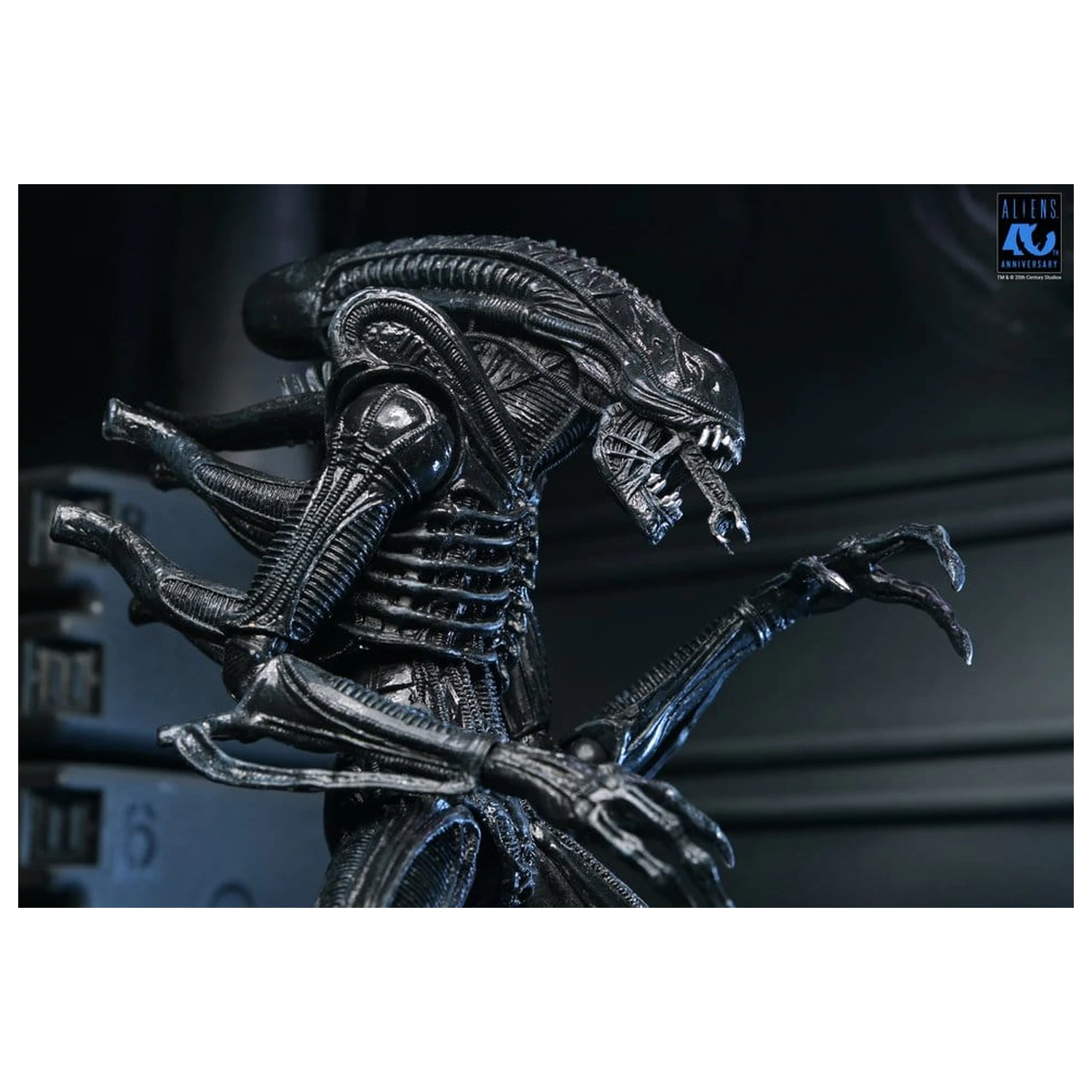 Aliens Ultimate Action Figure Warrior (1986) Xenomorph Black (40th Anniversary) 23 centimetrov fotografija izdelka