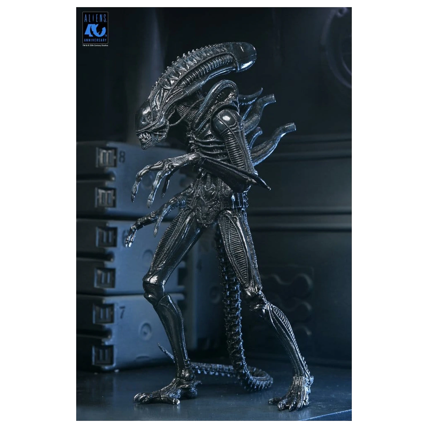 Aliens Ultimate Action Figure Warrior (1986) Xenomorph Black (40th Anniversary) 23 centimetrov fotografija izdelka