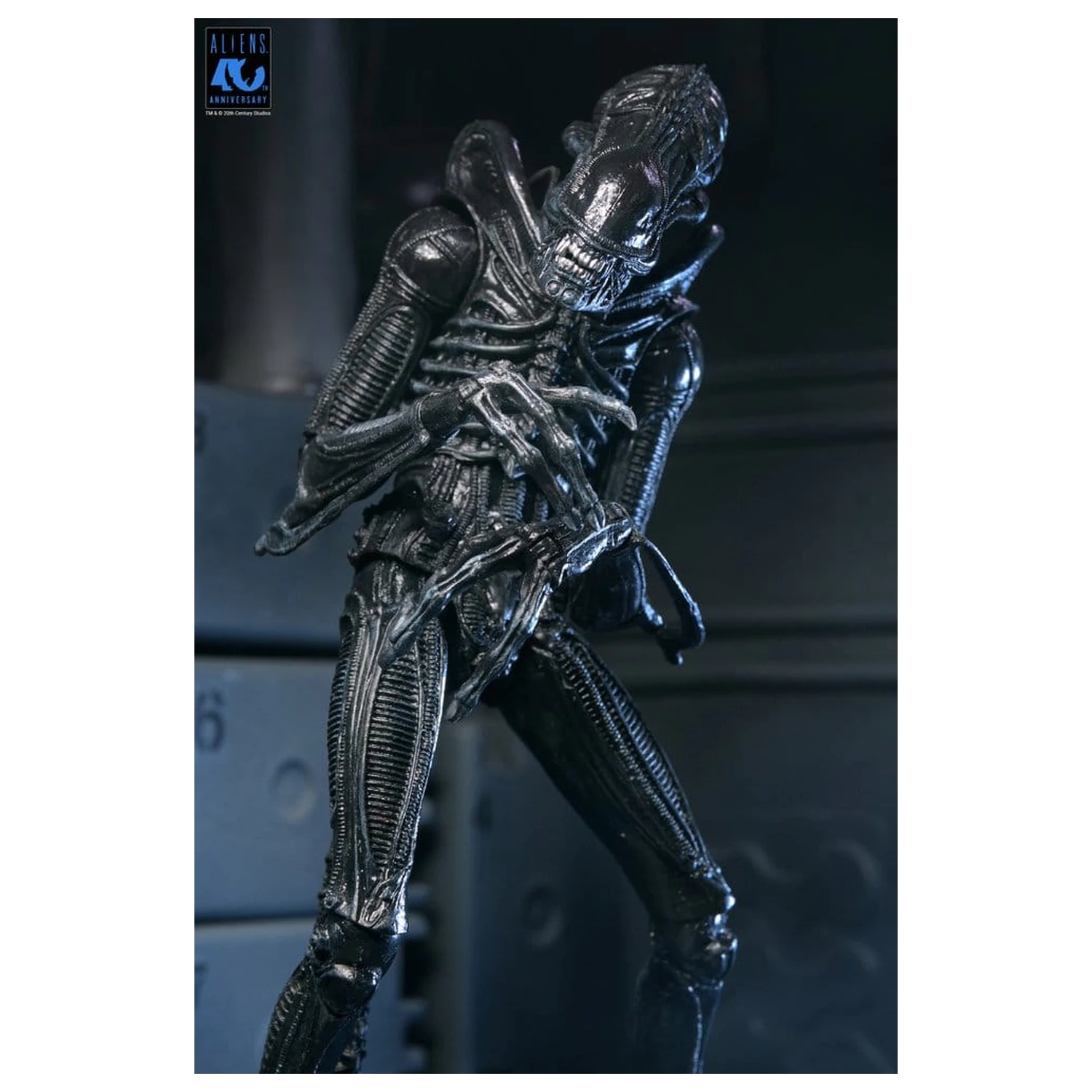Aliens Ultimate Action Figure Warrior (1986) Xenomorph Black (40th Anniversary) 23 centimetrov fotografija izdelka