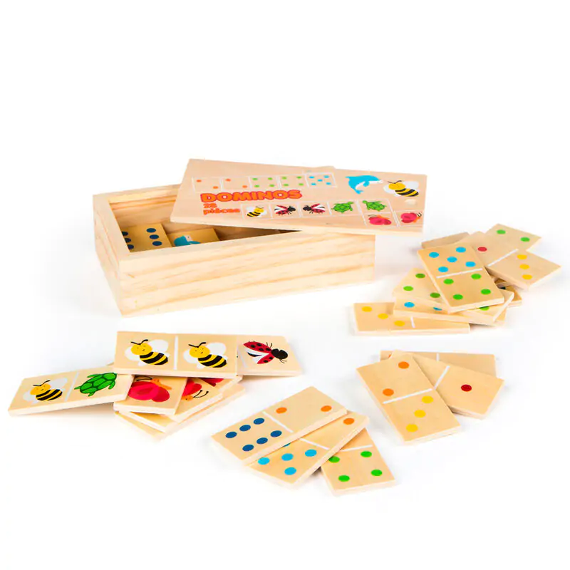 Živalski leseni domino set, 29 kosov fotografija izdelka