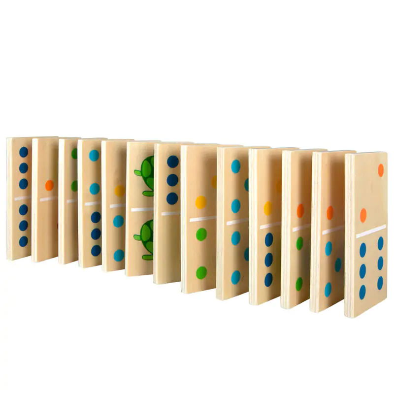 Živalski leseni domino set, 29 kosov fotografija izdelka