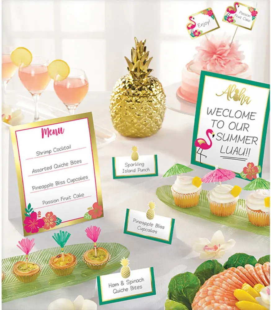 Aloha namizni okrasni set 12 kosov fotografija izdelka