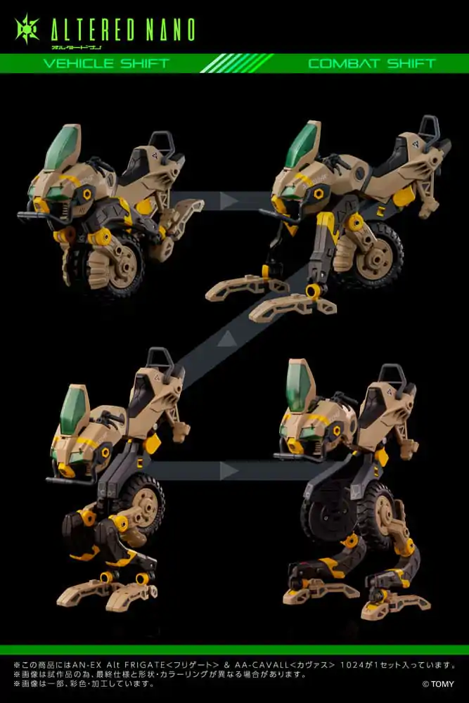 Altered Nano Akcijske Figure 2-Pack AN-EX Alt FRIGATE & AA-CAFALL 1024 (FLAGSHIP) 10 cm fotografija izdelka