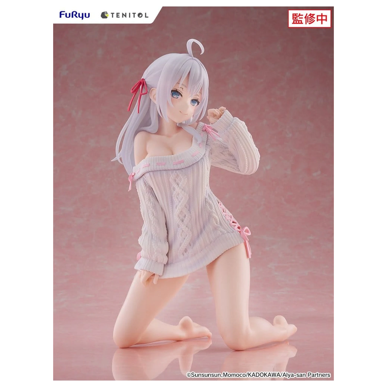 Alya Sometimes Hides Her Feelings v Russian Noodle Stopper PVC Figura Knit Ver. 26 cm fotografija izdelka