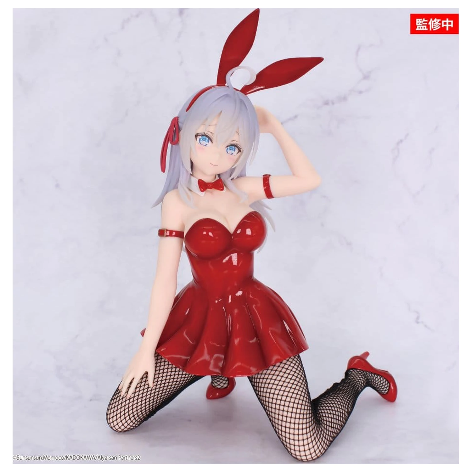 Alya Sometimes Hides Her Feelings v ruščini ena-sedmina karata PVC kip 1/7 Alya Bunny Red Ver. 17 cm fotografija izdelka