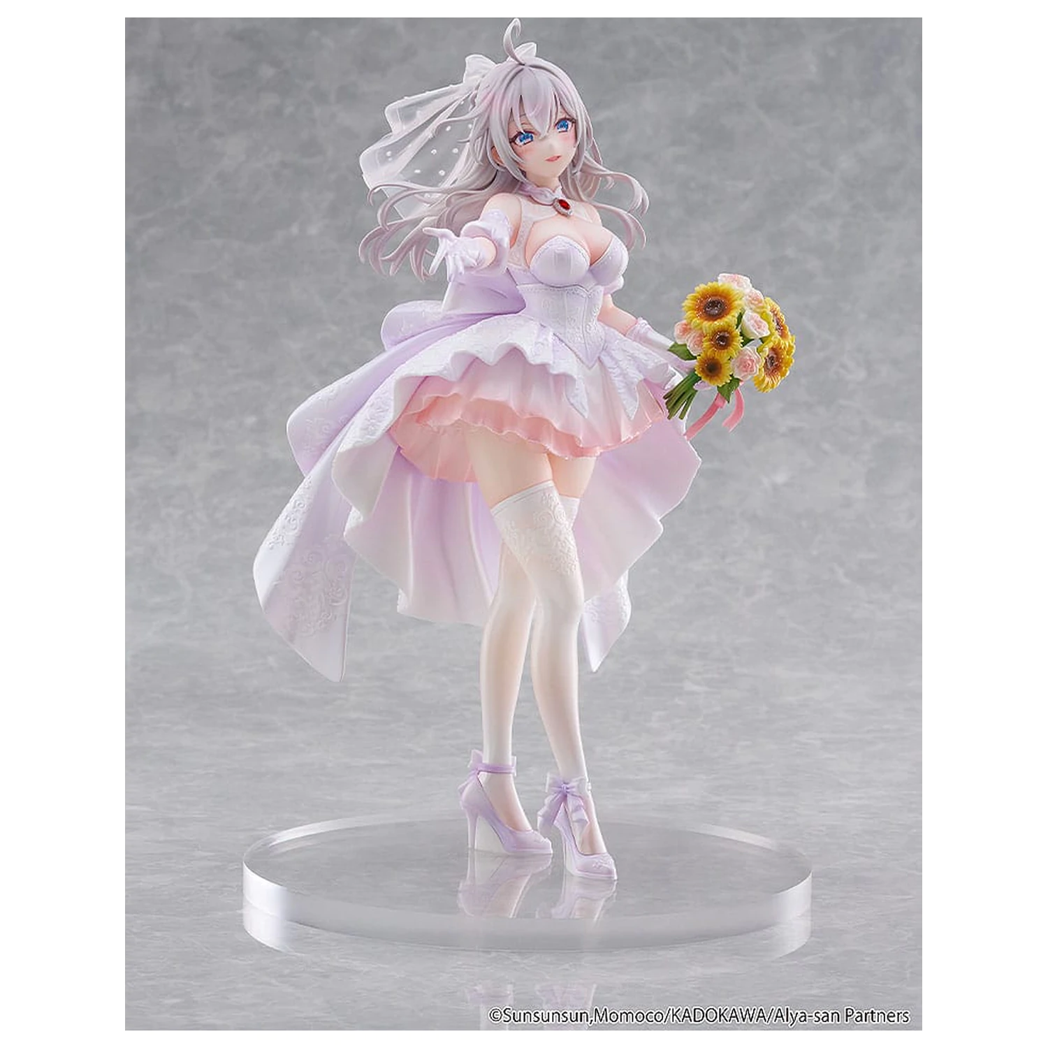 Alya Sometimes Hides Her Feelings v Ruski Kip 1/7 Alisa Mikhailovna Kujou Wedding Dress Ver. 24 cm fotografija izdelka