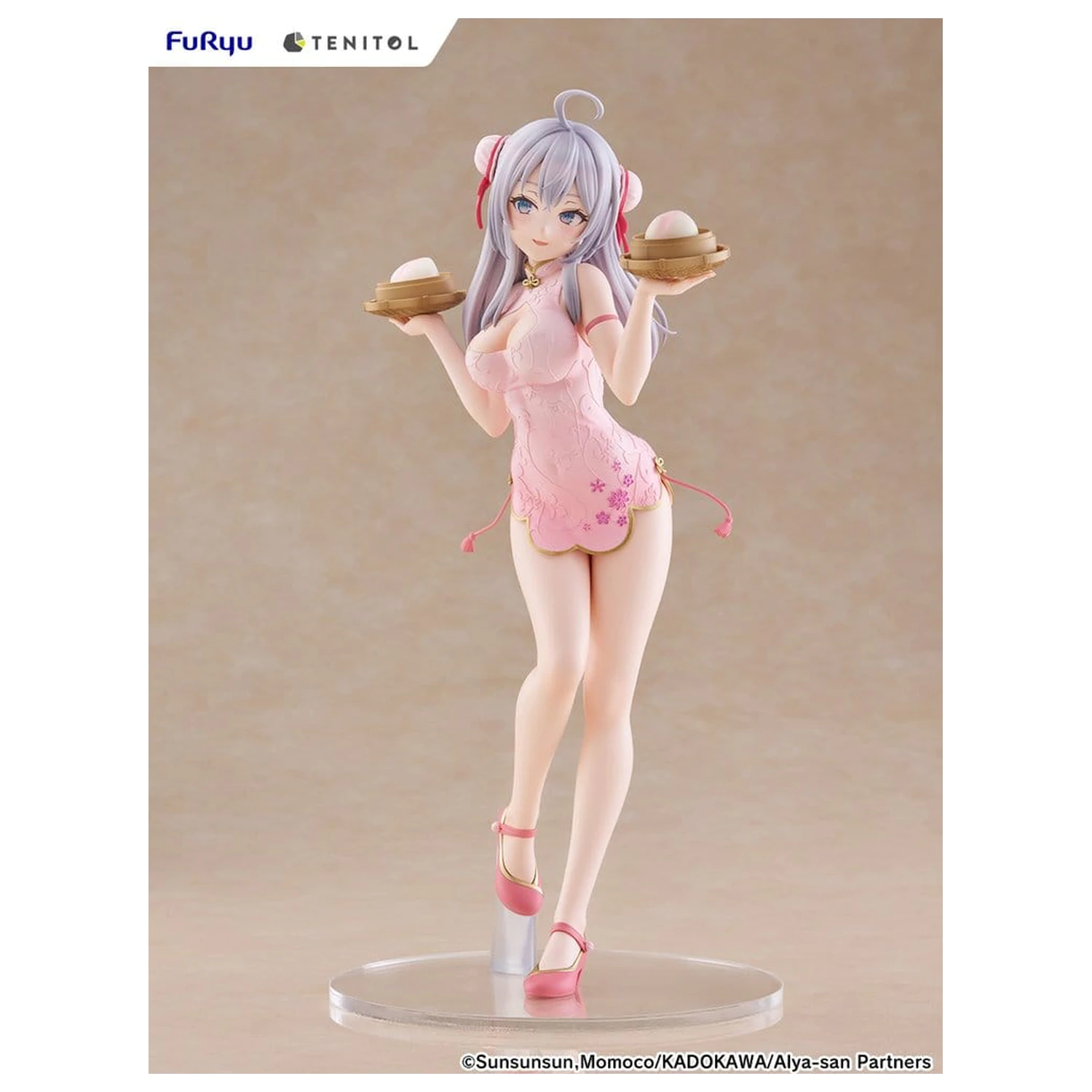 Alya Sometimes Hides Her Feelings in Russian Tenitol Tall PVC figura Alya Cheongsam Ver. 29 cm fotografija izdelka