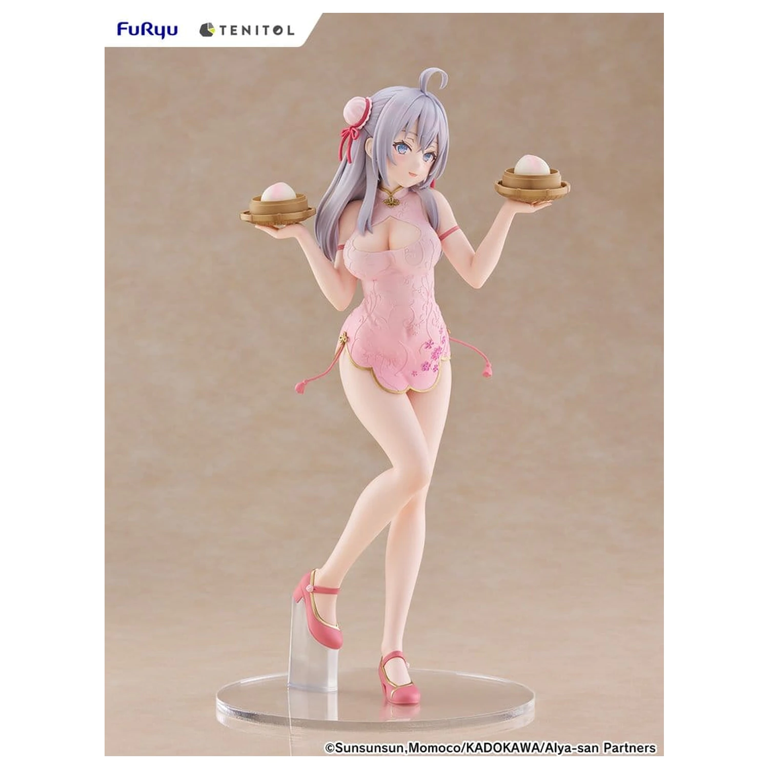 Alya Sometimes Hides Her Feelings in Russian Tenitol Tall PVC figura Alya Cheongsam Ver. 29 cm fotografija izdelka