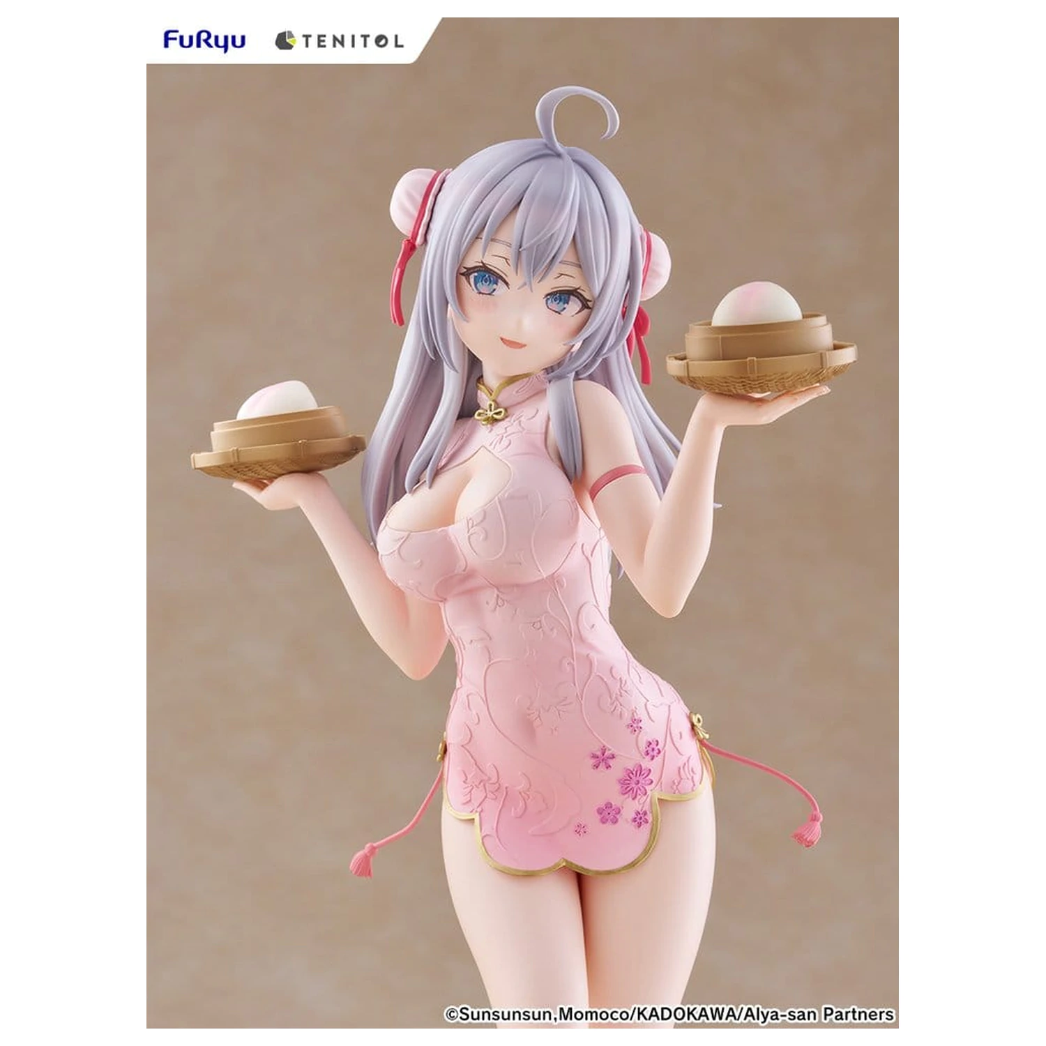 Alya Sometimes Hides Her Feelings in Russian Tenitol Tall PVC figura Alya Cheongsam Ver. 29 cm fotografija izdelka