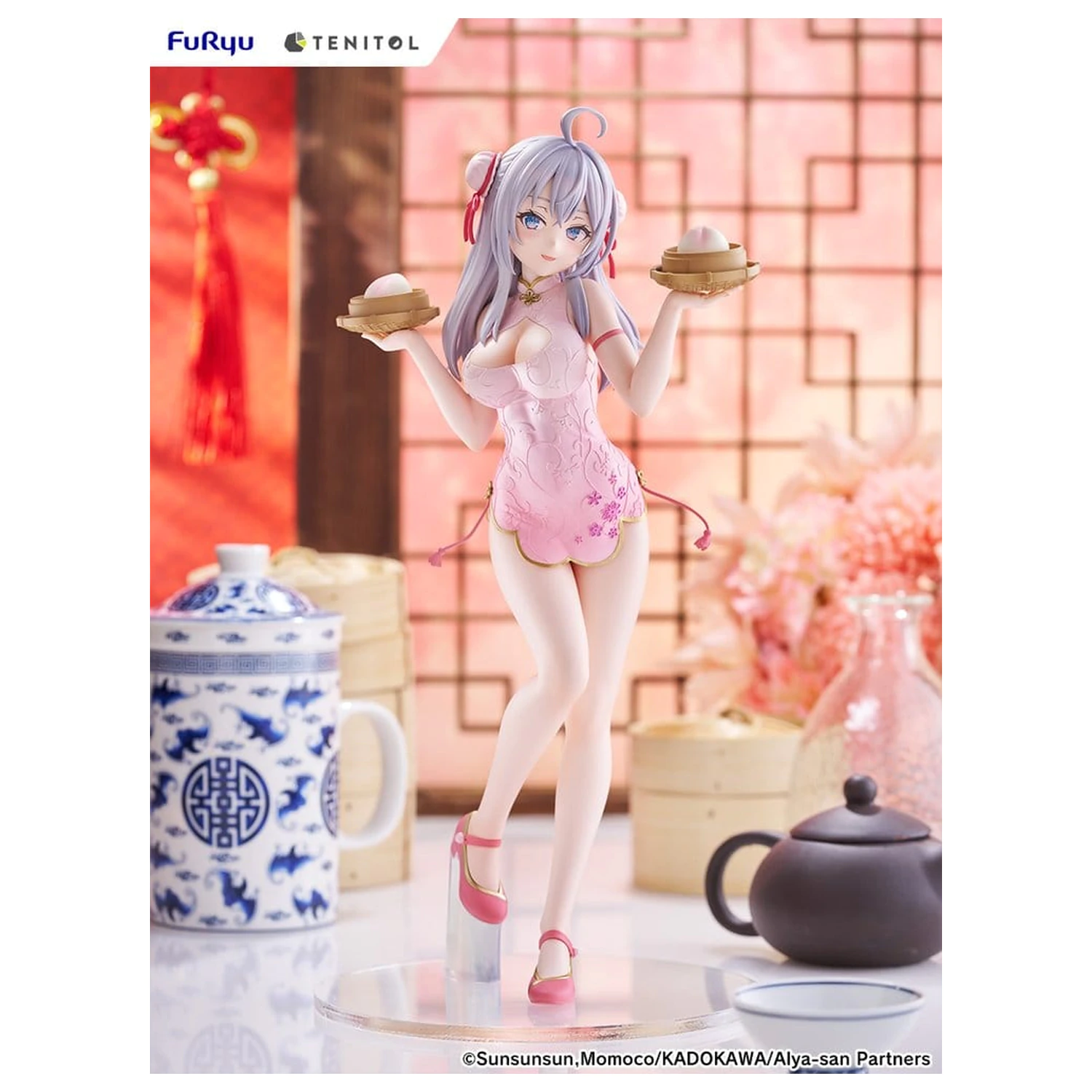 Alya Sometimes Hides Her Feelings in Russian Tenitol Tall PVC figura Alya Cheongsam Ver. 29 cm fotografija izdelka