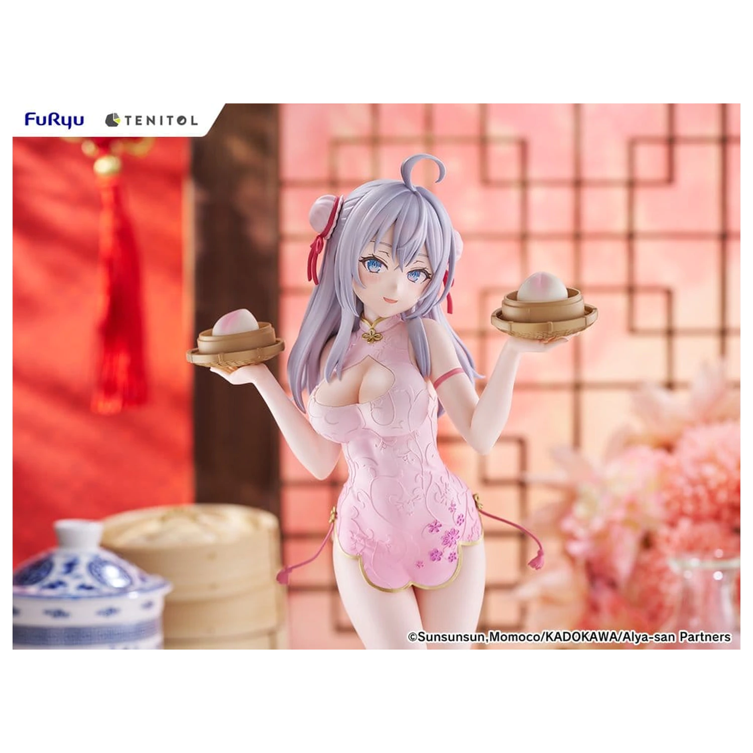 Alya Sometimes Hides Her Feelings in Russian Tenitol Tall PVC figura Alya Cheongsam Ver. 29 cm fotografija izdelka