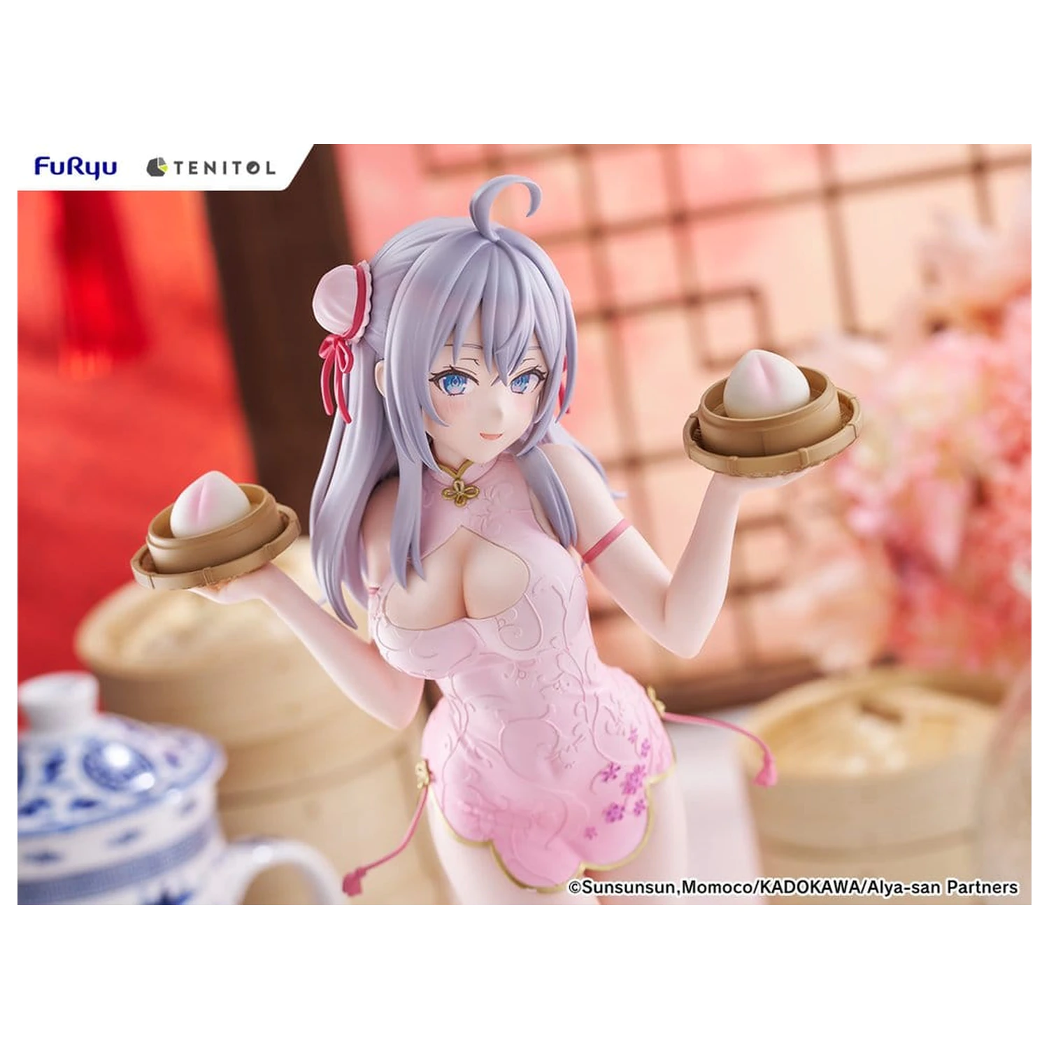 Alya Sometimes Hides Her Feelings in Russian Tenitol Tall PVC figura Alya Cheongsam Ver. 29 cm fotografija izdelka