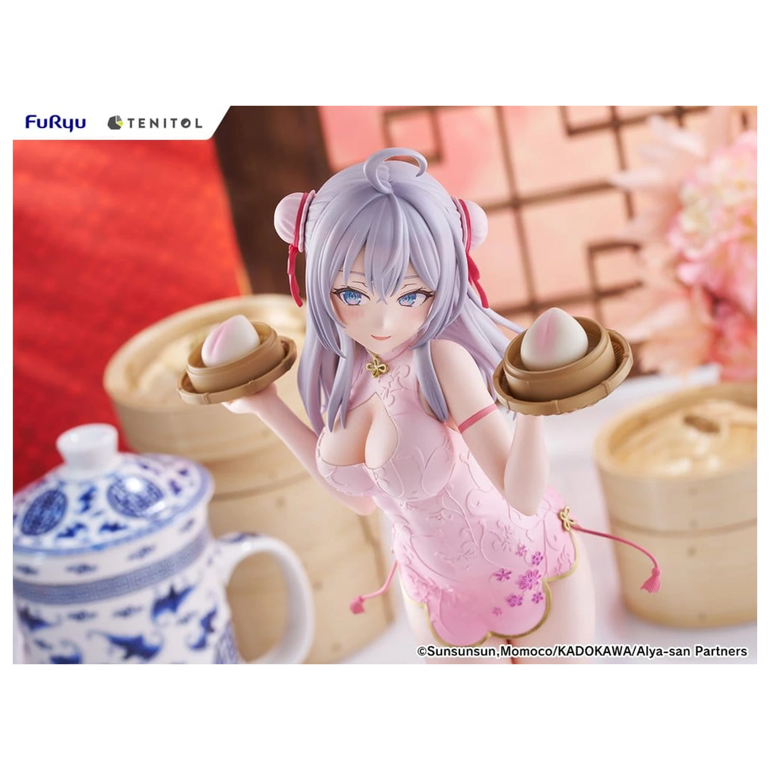 Alya Sometimes Hides Her Feelings in Russian Tenitol Tall PVC figura Alya Cheongsam Ver. 29 cm fotografija izdelka