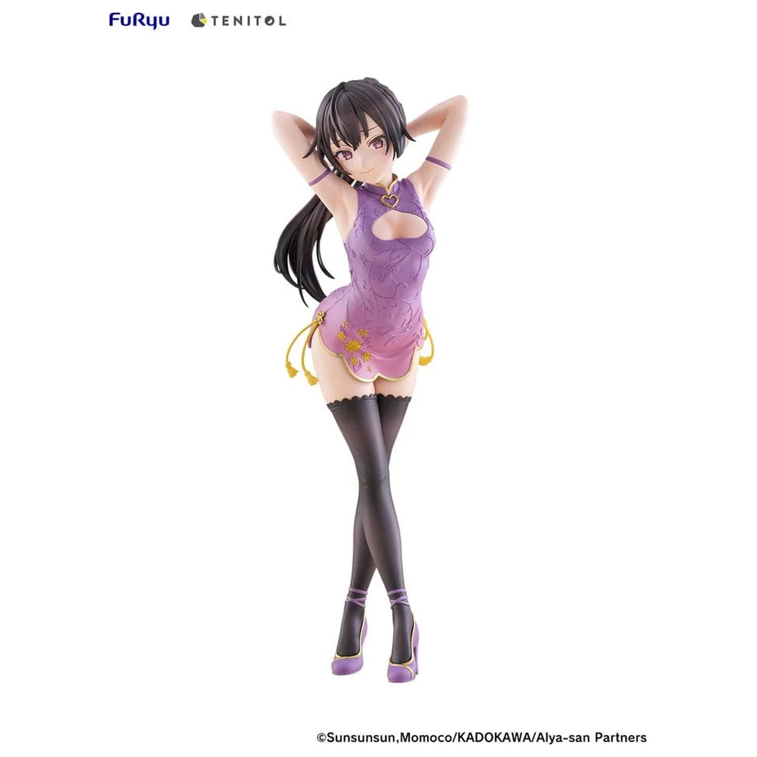 Alya Sometimes Hides Her Feelings in Russian Tenitol Tall PVC Figura Yuki Suou Cheongsam Ver. 28 cm fotografija izdelka