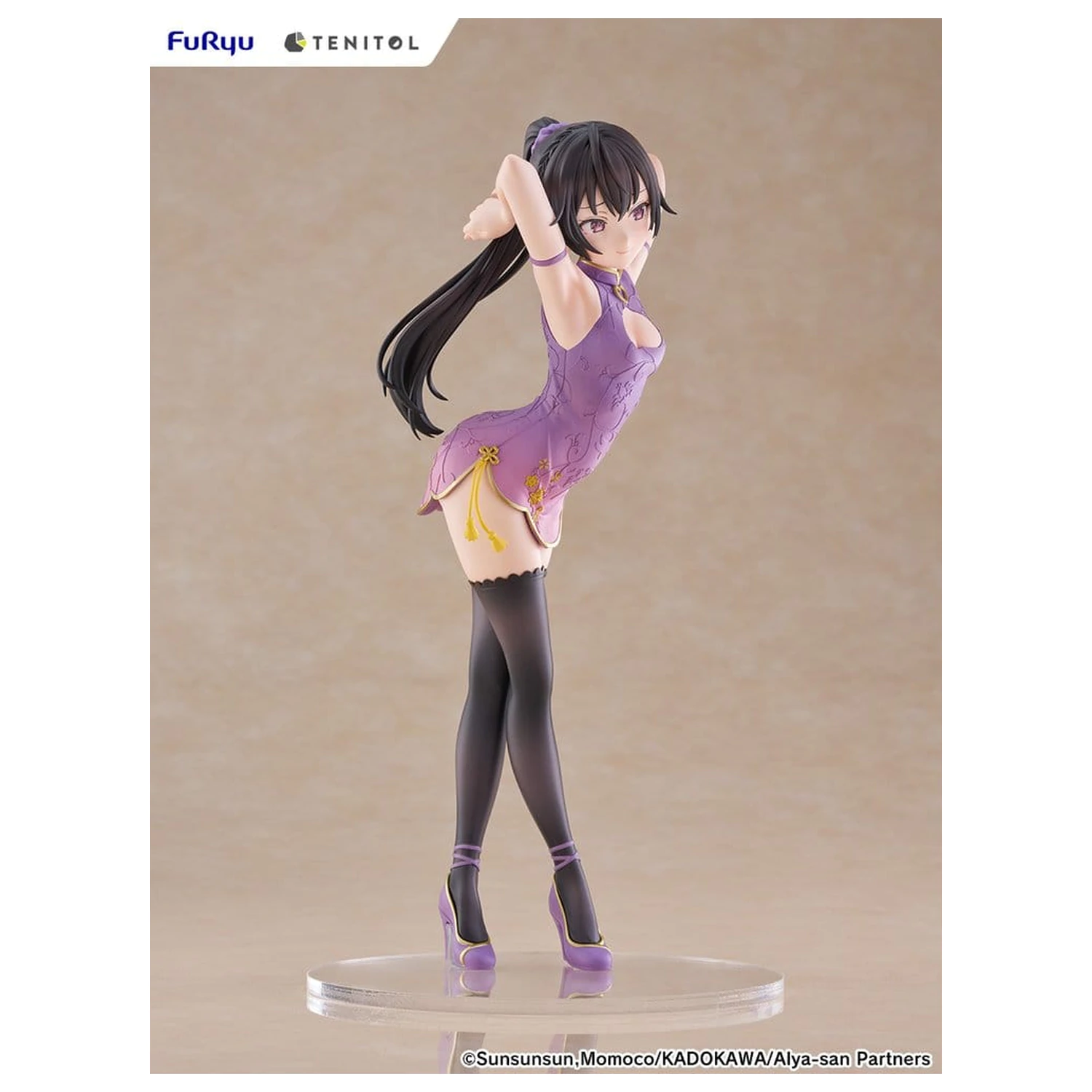 Alya Sometimes Hides Her Feelings in Russian Tenitol Tall PVC Figura Yuki Suou Cheongsam Ver. 28 cm fotografija izdelka