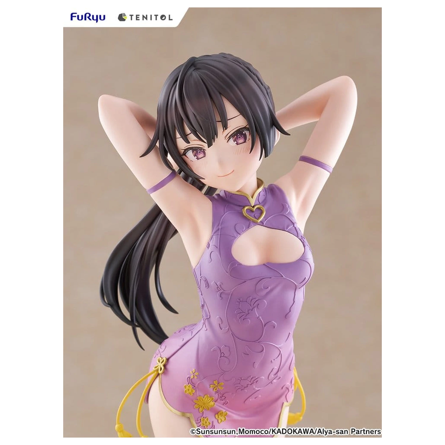 Alya Sometimes Hides Her Feelings in Russian Tenitol Tall PVC Figura Yuki Suou Cheongsam Ver. 28 cm fotografija izdelka