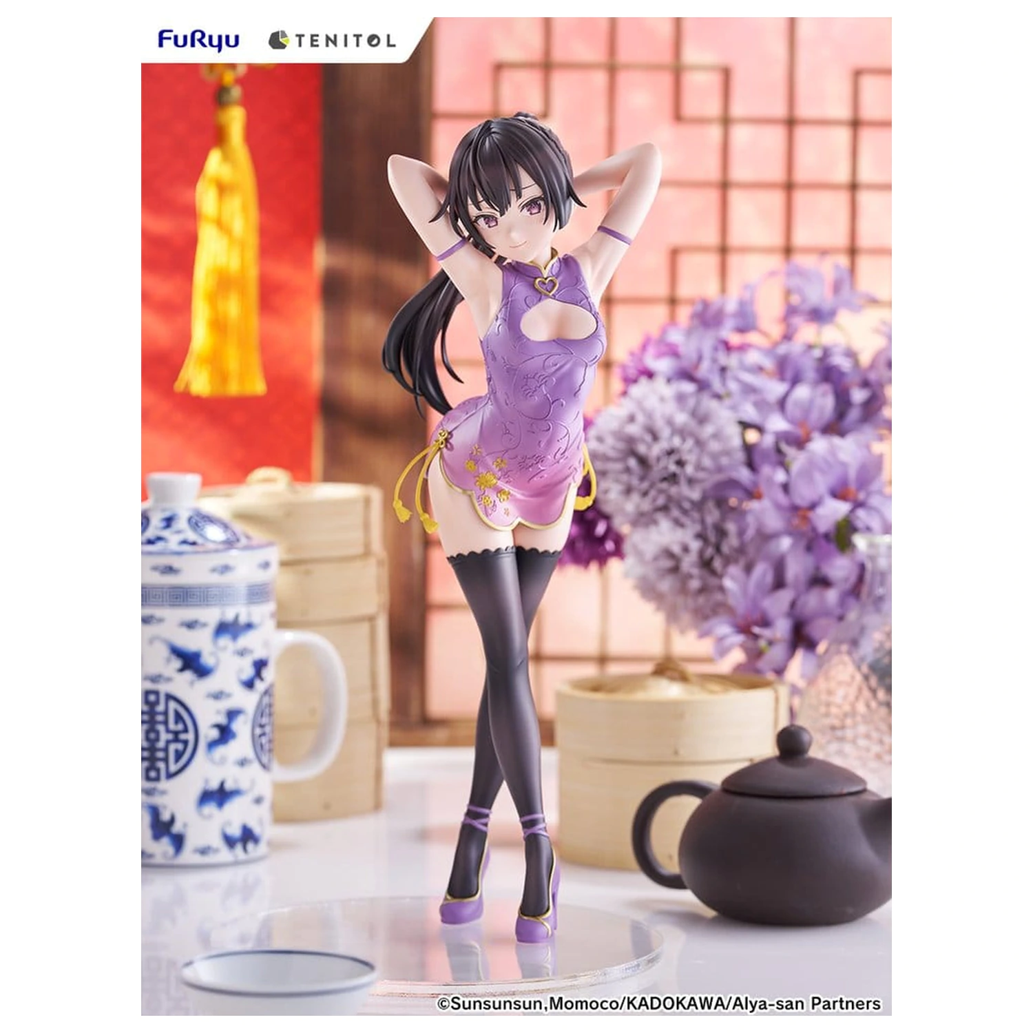 Alya Sometimes Hides Her Feelings in Russian Tenitol Tall PVC Figura Yuki Suou Cheongsam Ver. 28 cm fotografija izdelka