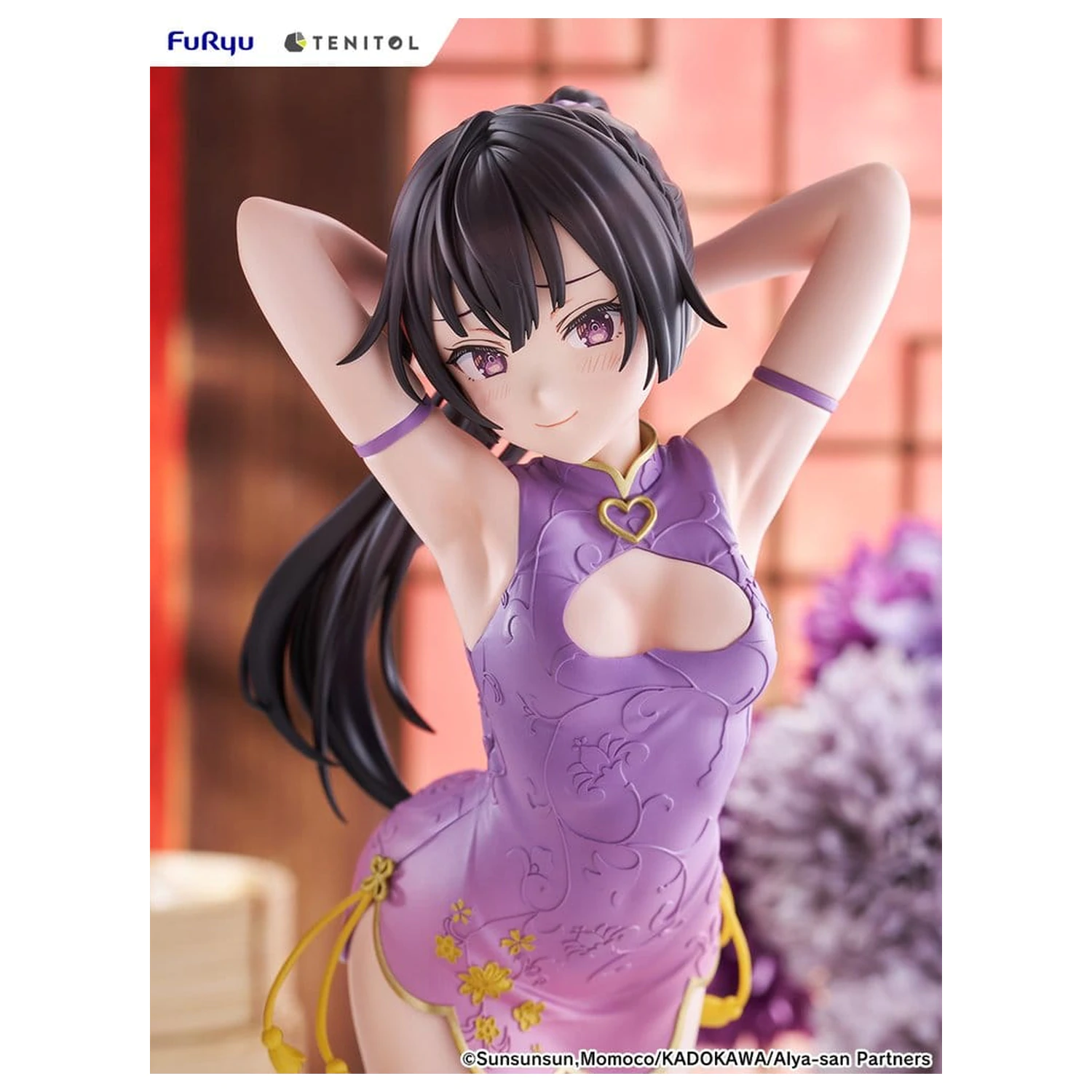 Alya Sometimes Hides Her Feelings in Russian Tenitol Tall PVC Figura Yuki Suou Cheongsam Ver. 28 cm fotografija izdelka